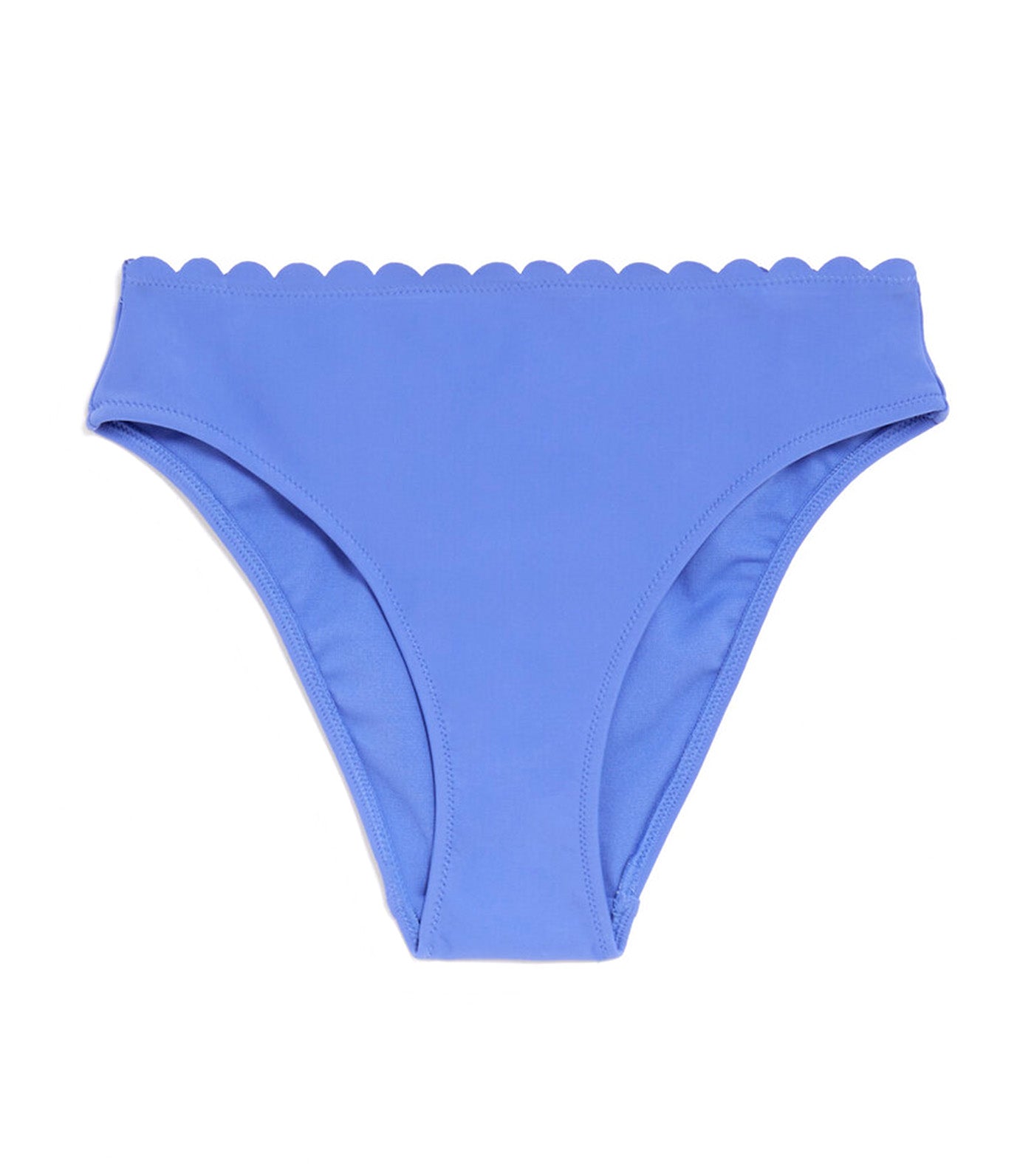 Neoprene Scallop High Leg Bikini Bottoms Lupin