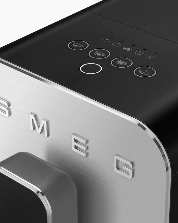 Bean to Cup Coffee Machine with Steam Wand Full Black