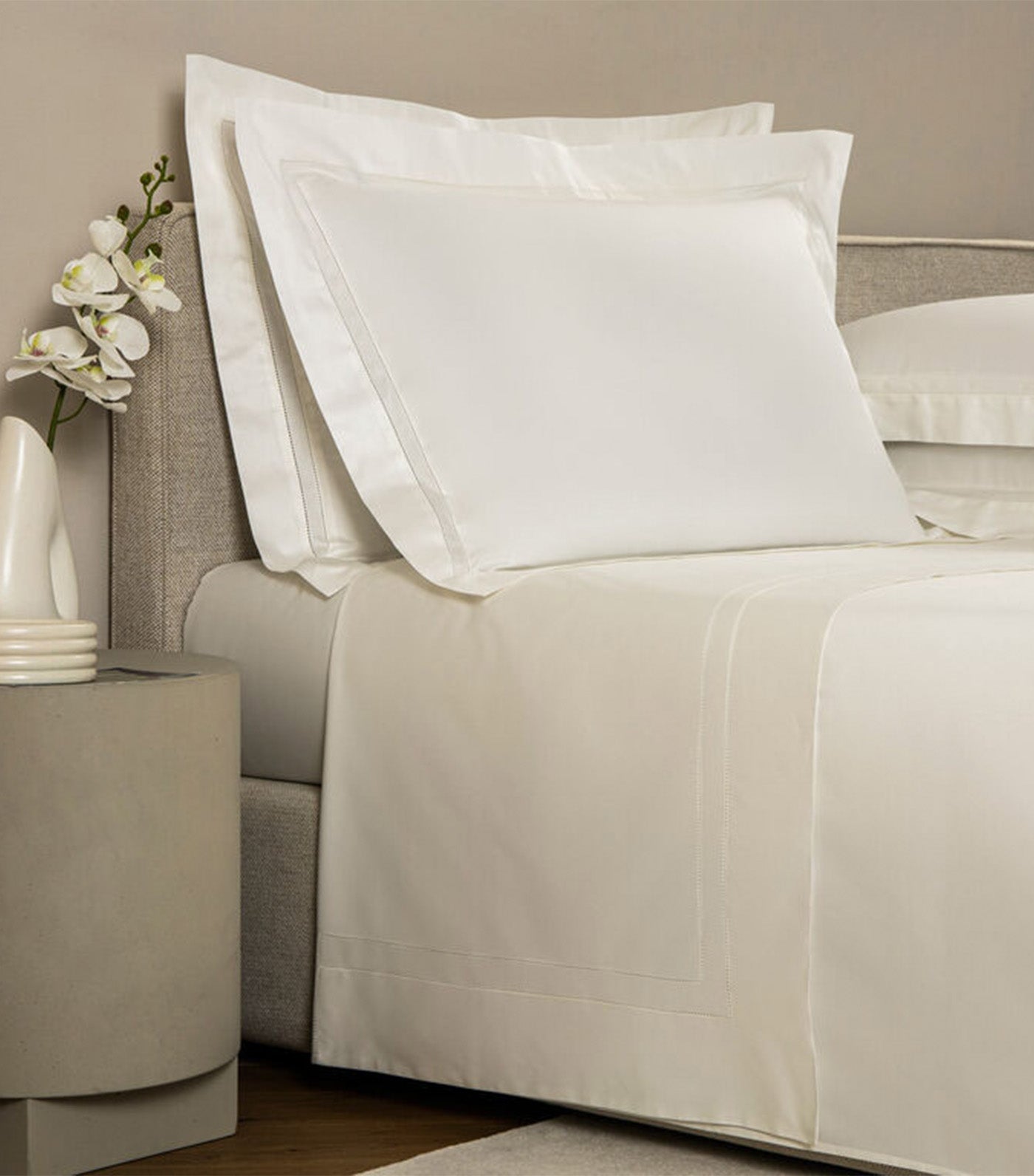 Doppio Ajour Sheet Set Milk