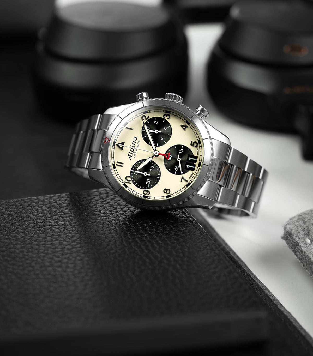 Startimer Pilot AL-372WB4S26B Silver
