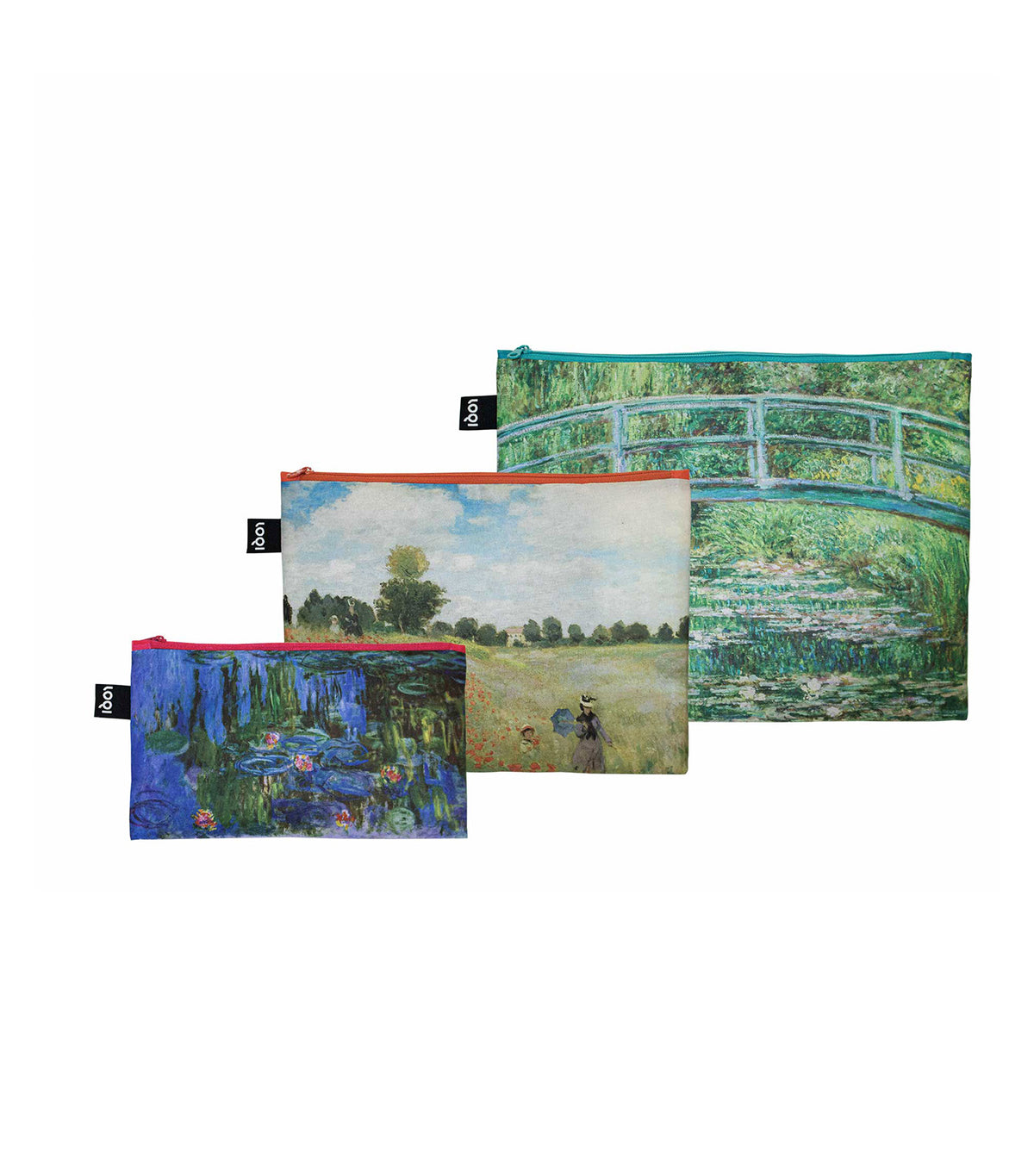 CLAUDE MONET Zip Pockets