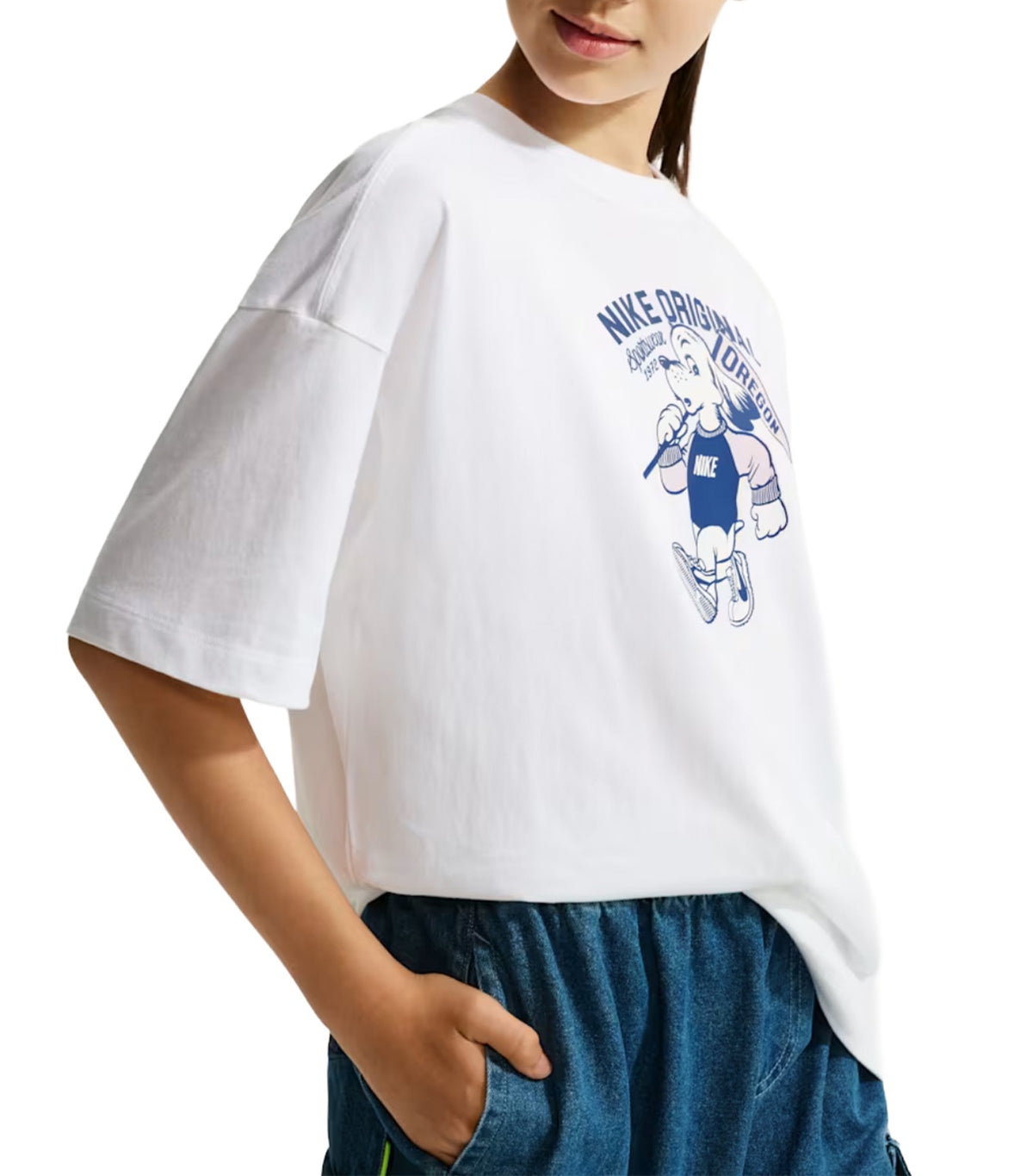 Sportswear Older Kids' Girls' T-Shirt White