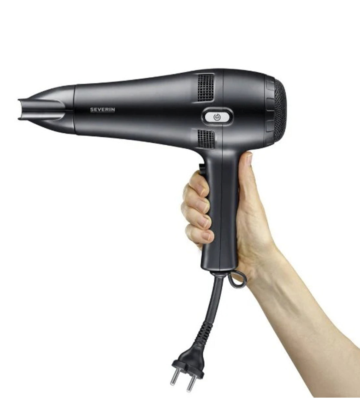 HT 0165 Retractable Cord Hair Dryer Black