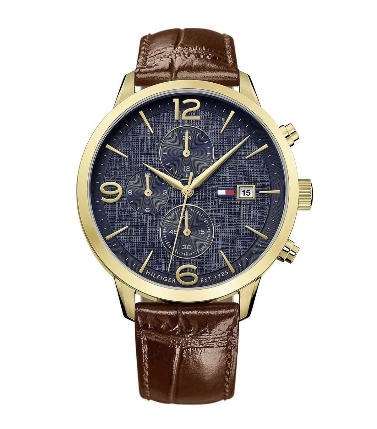 Liam 1710359 Leather Watch Gold and Brown