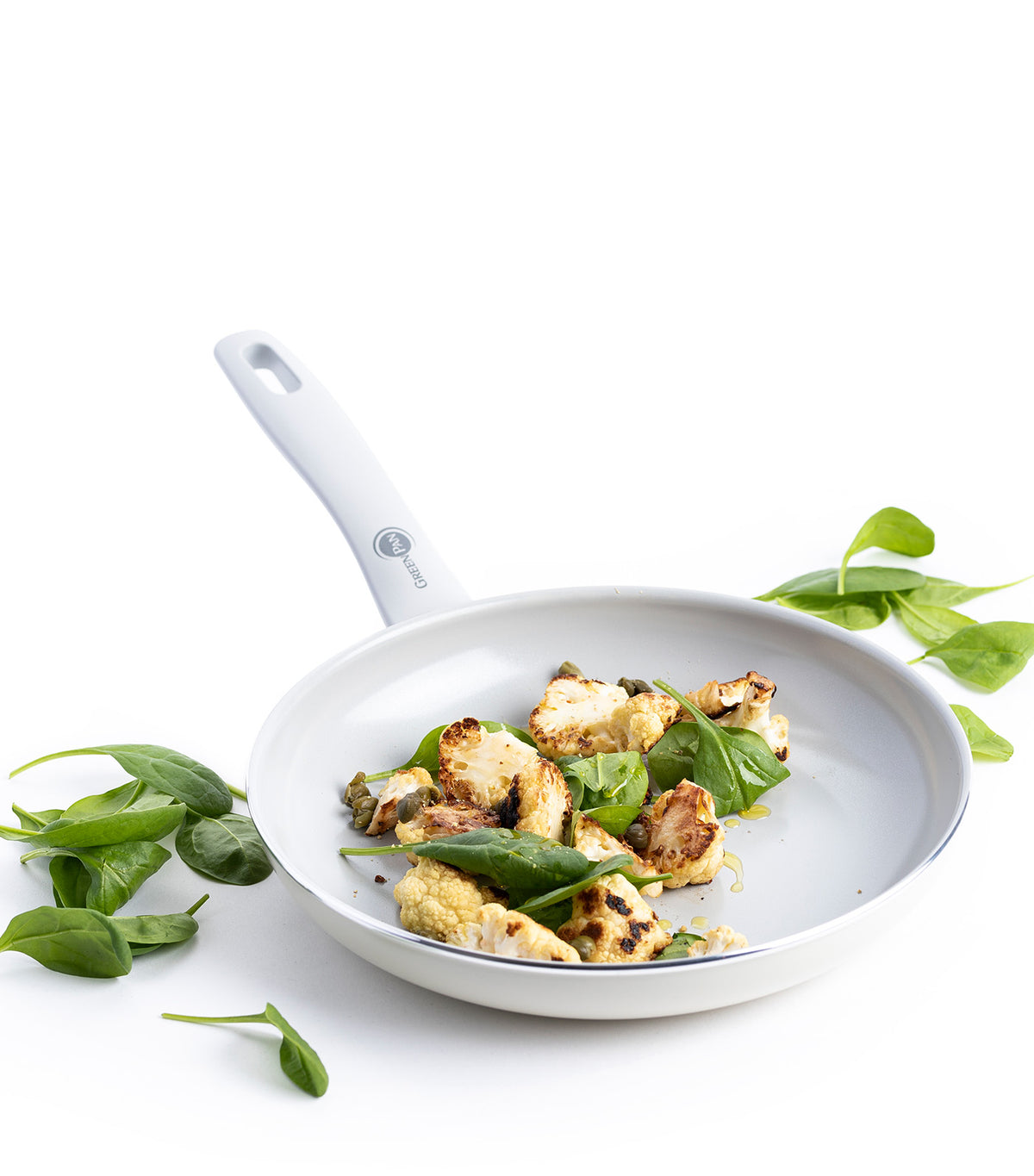 Delight Open Frypan Cream White