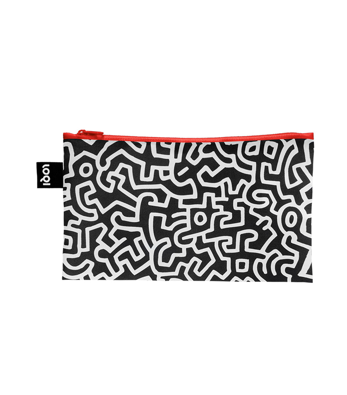 KEITH HARING Recycled Zip Pockets