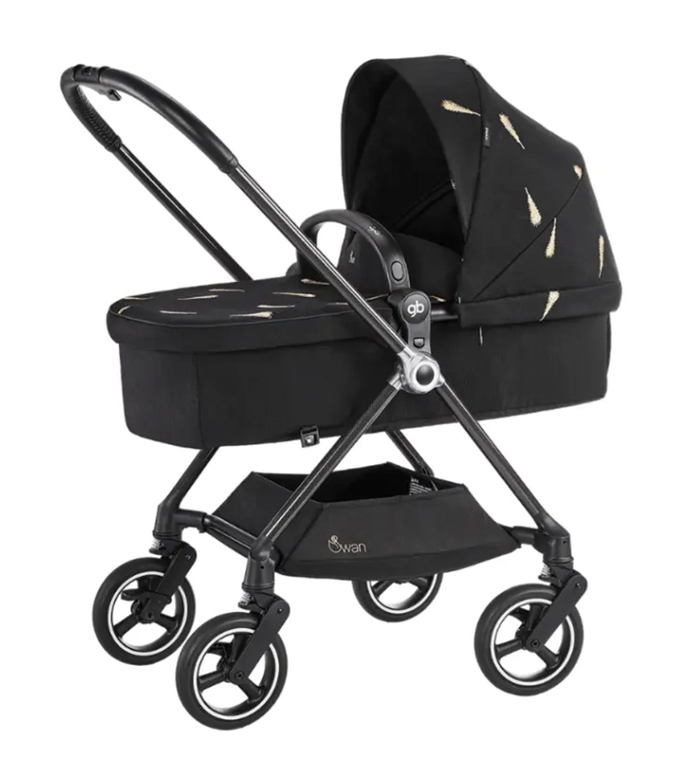 Swan Carbon Fiber Stroller Black