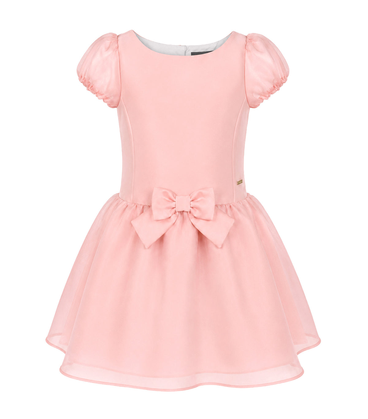 Freya Girls Drop Waist Party Dress Pink