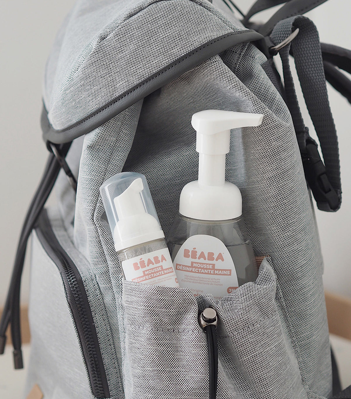 Vancouver Nursery Backpack Heather Gray