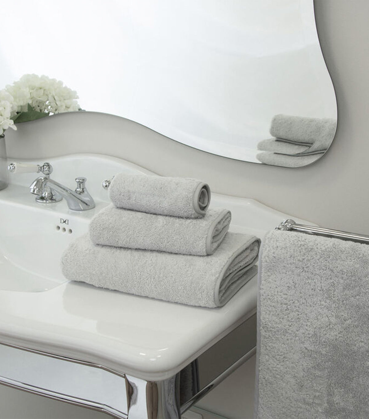 Unito Washcloth Gray Cliff