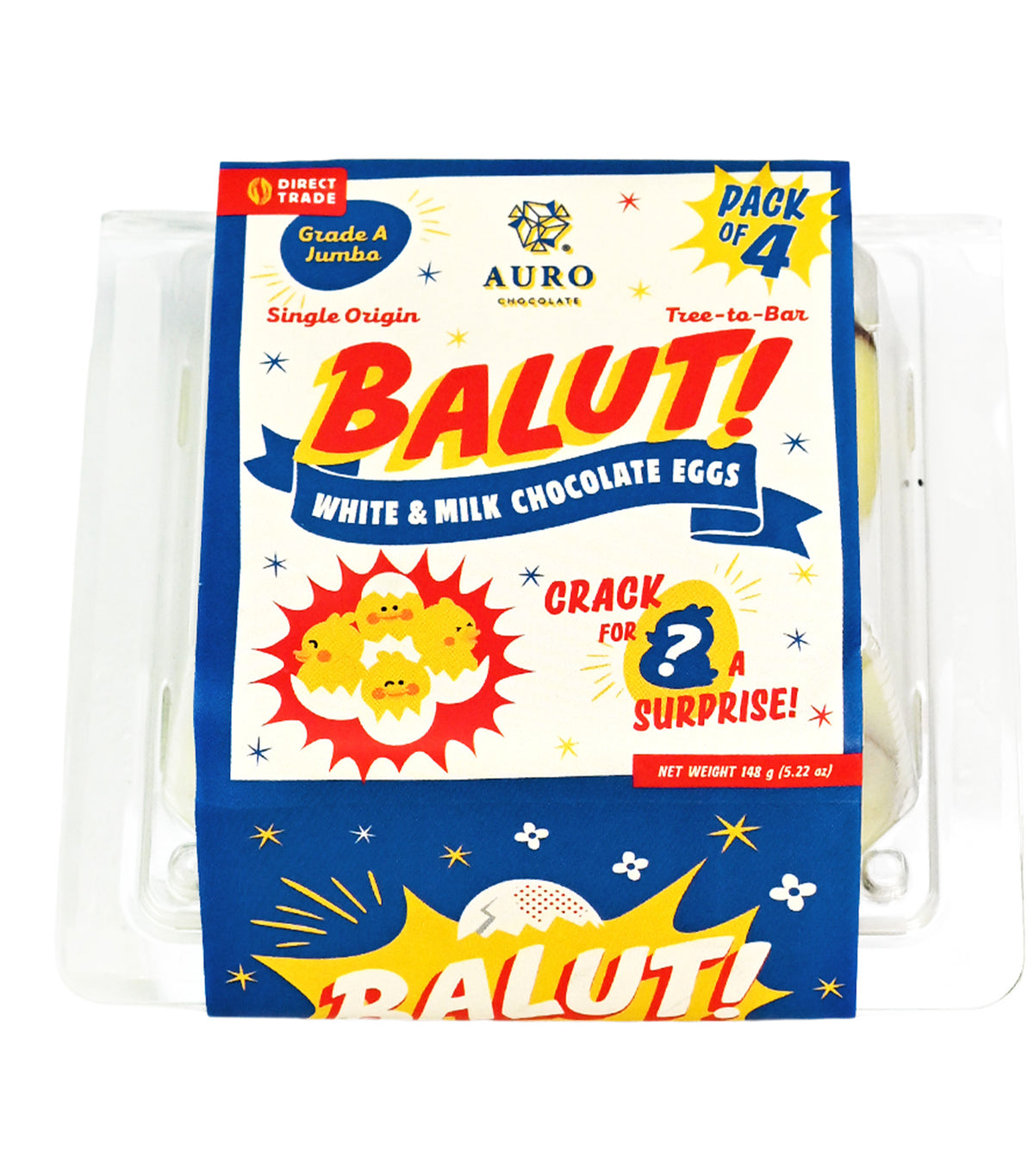 Balut Chocolate Egg Pack of 4