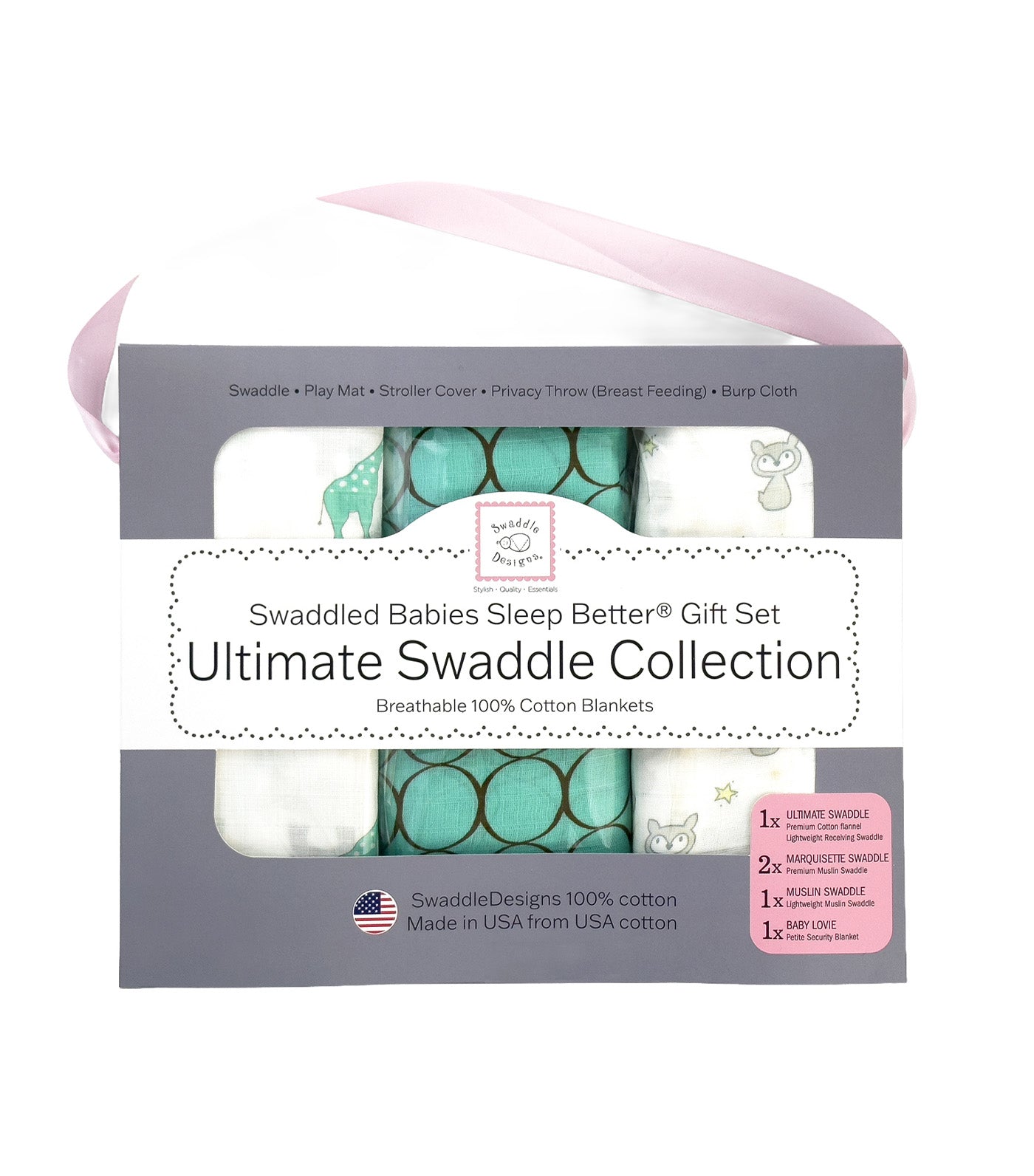 Babies Sleep Better® Ultimate Swaddle Collection Gift Set TL001