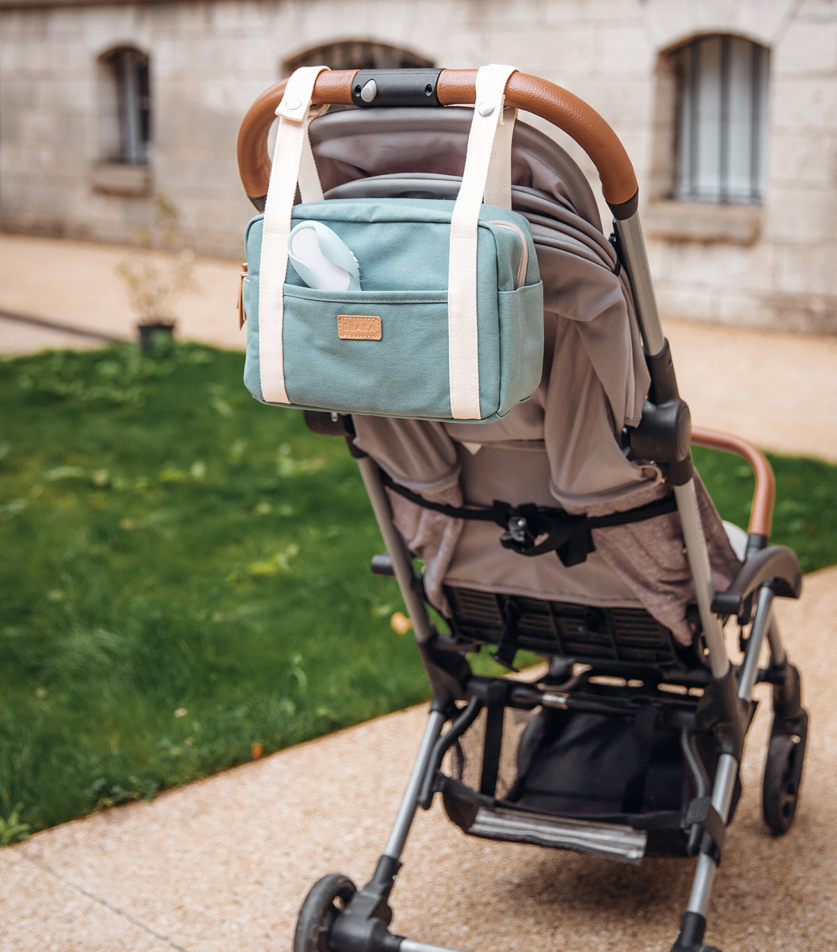 Mini Paris Stroller Organizer Sage Green