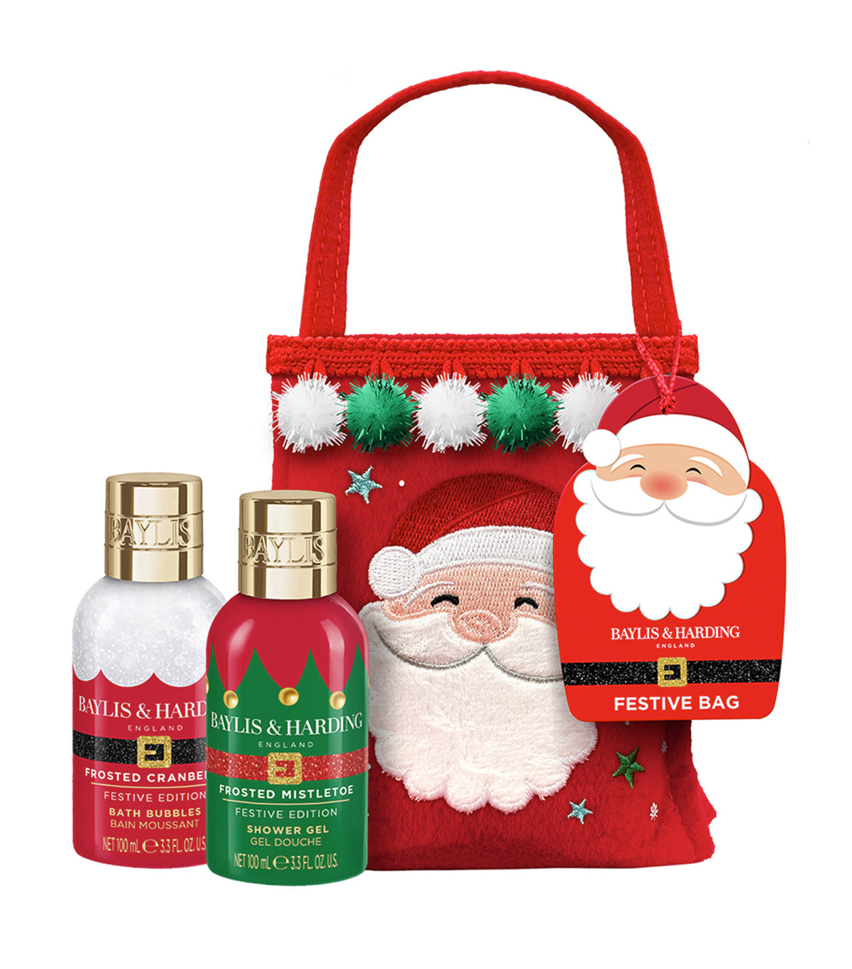 Festive Santa Beauty Bag Gift Set