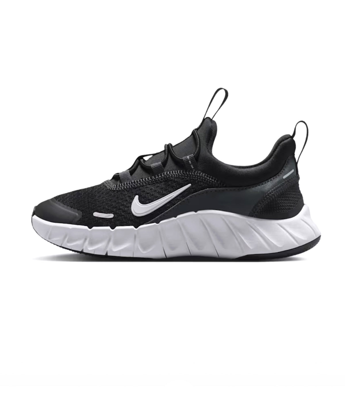 Free Ride Younger Kids' Running Shoes Black/White/Anthracite