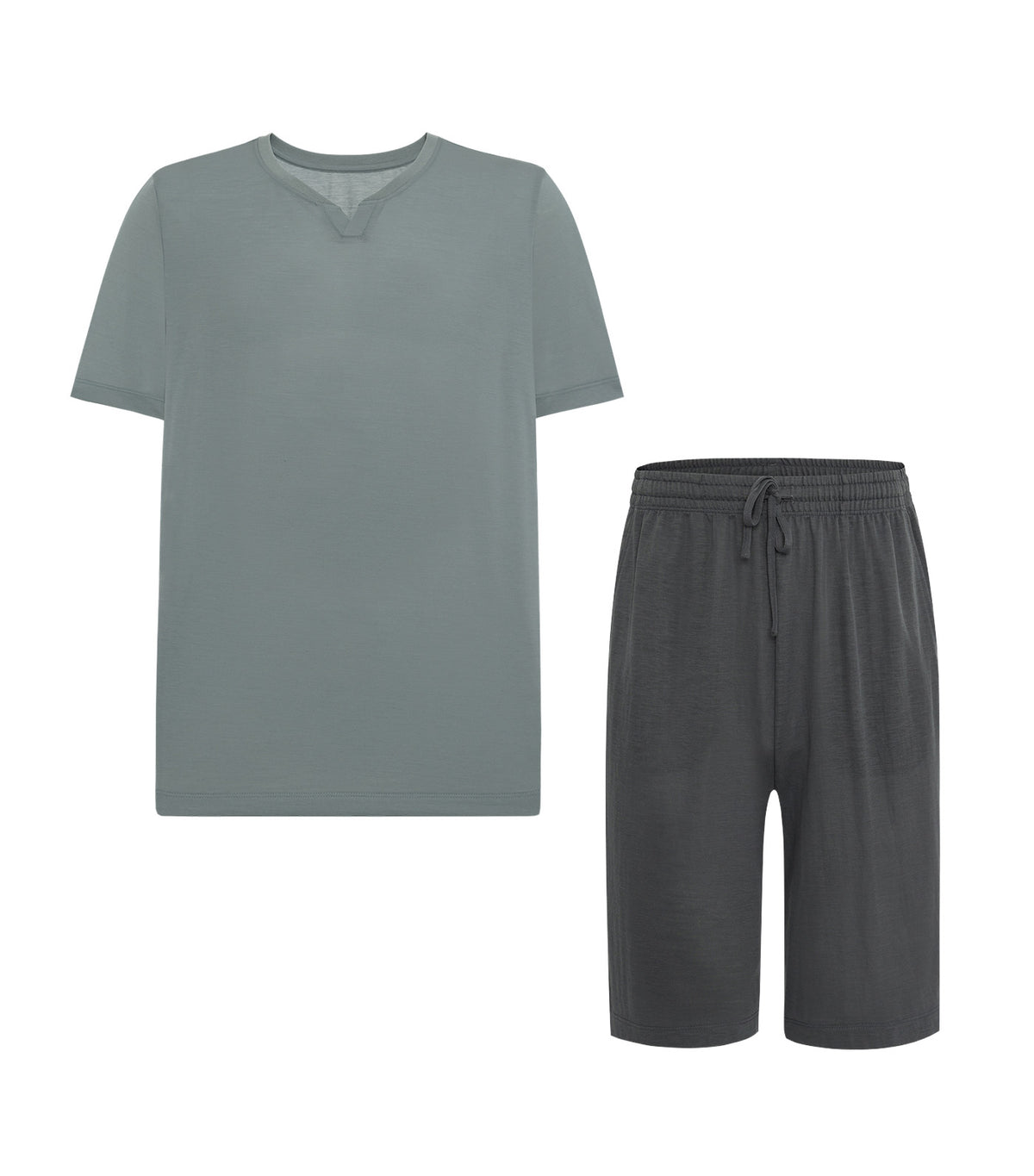 Men's Cooling Crew Neck Lounge Set Green