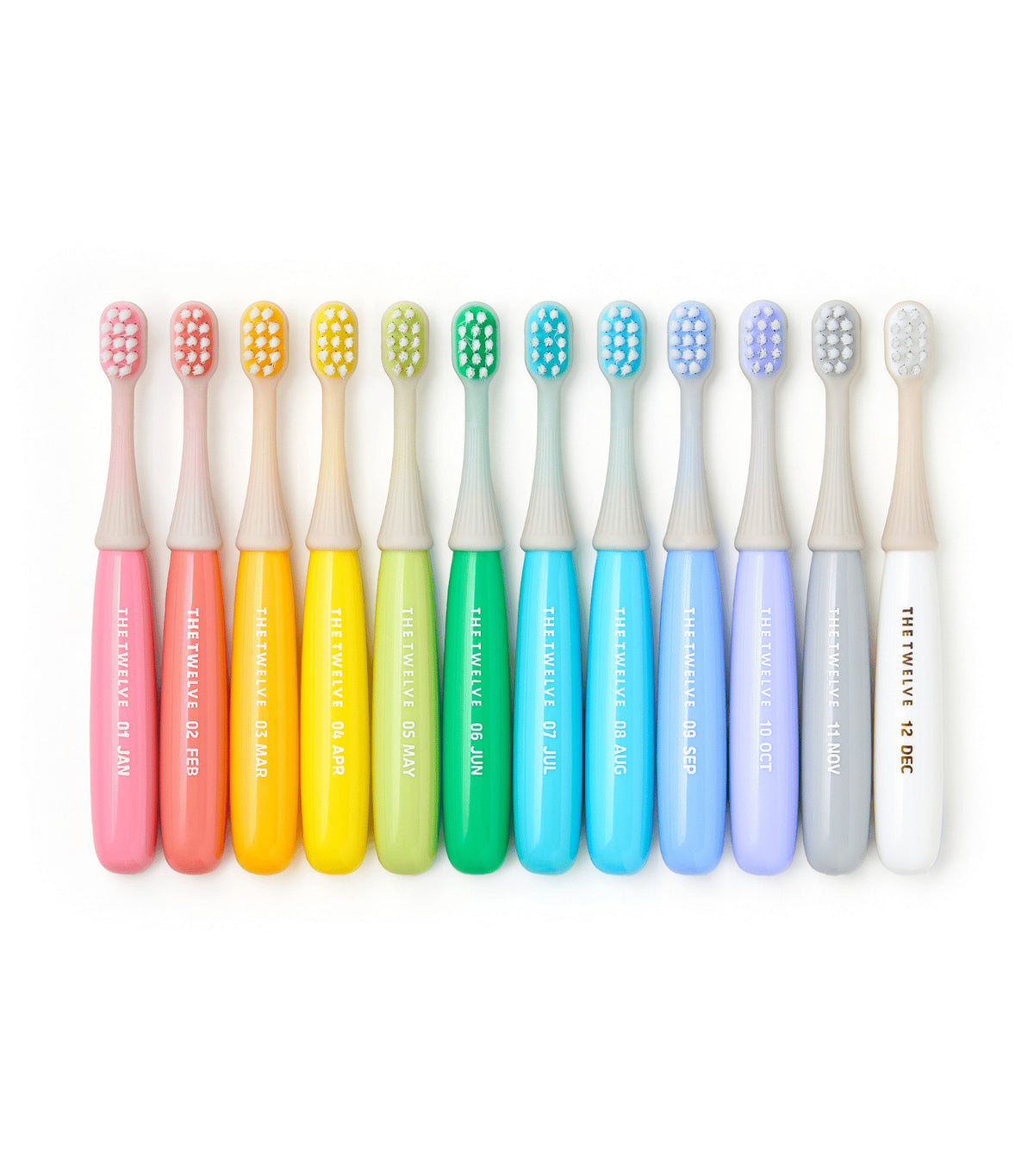 Toddler Toothbrush Set Pastel