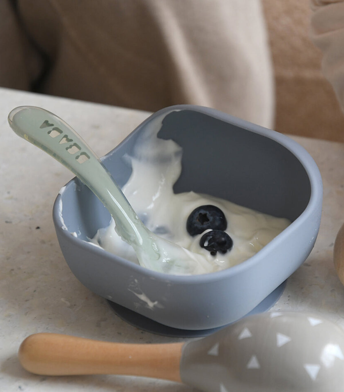 Silicone Suction Bowl Pebble