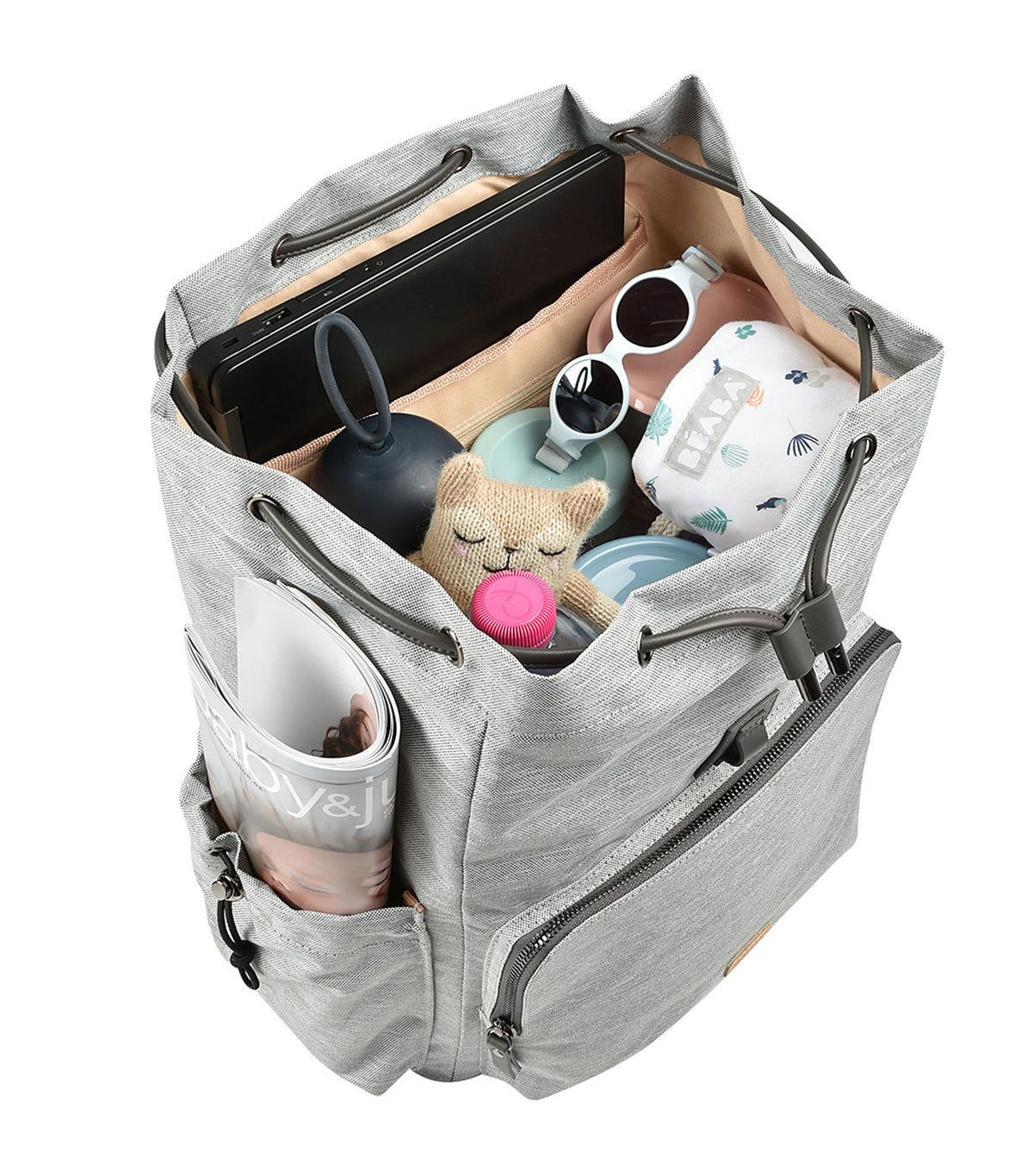 Vancouver Nursery Backpack Heather Gray