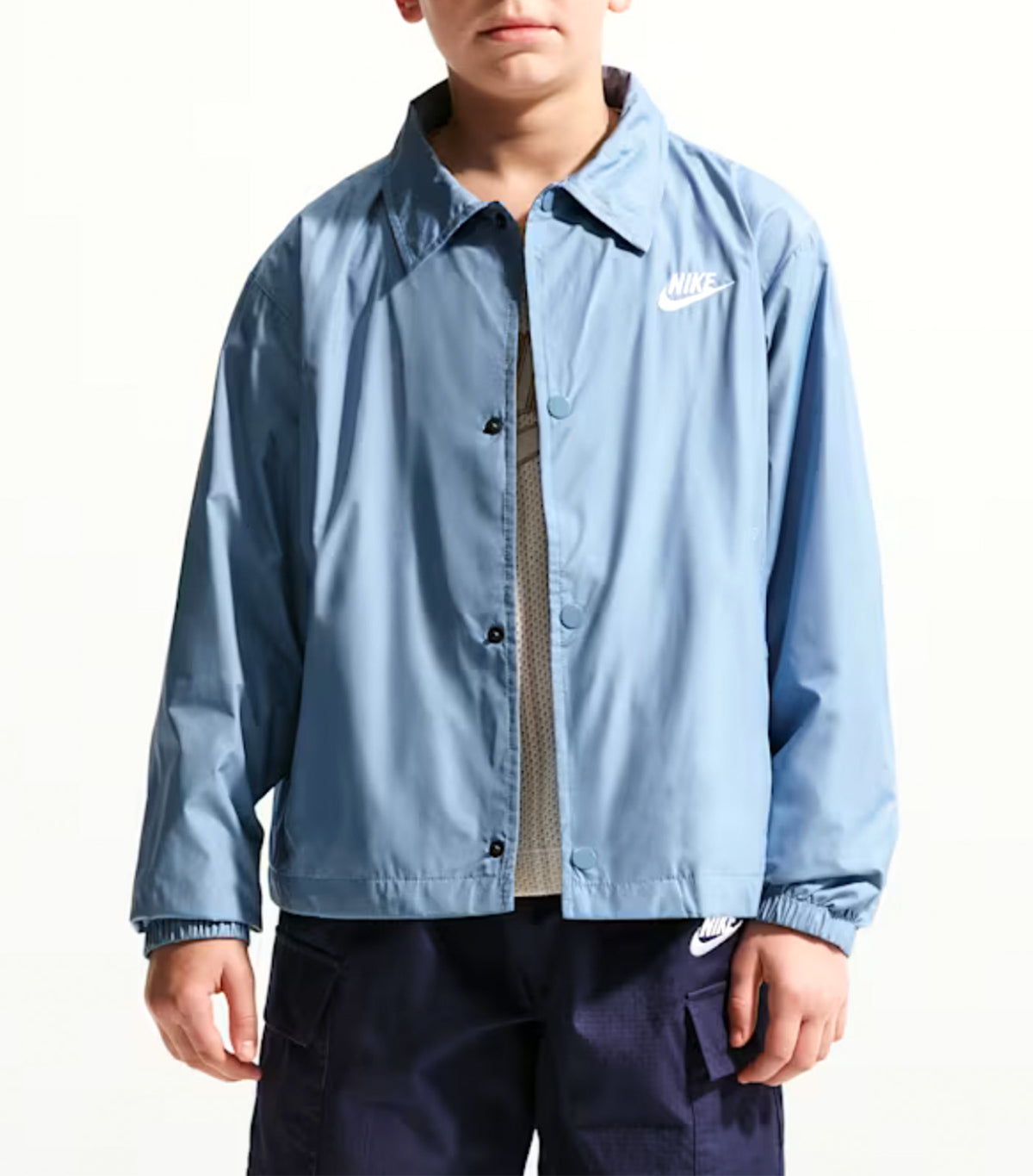 Sportswear Club Older Kids' Repel Coaches' Jacket Work Blue/White