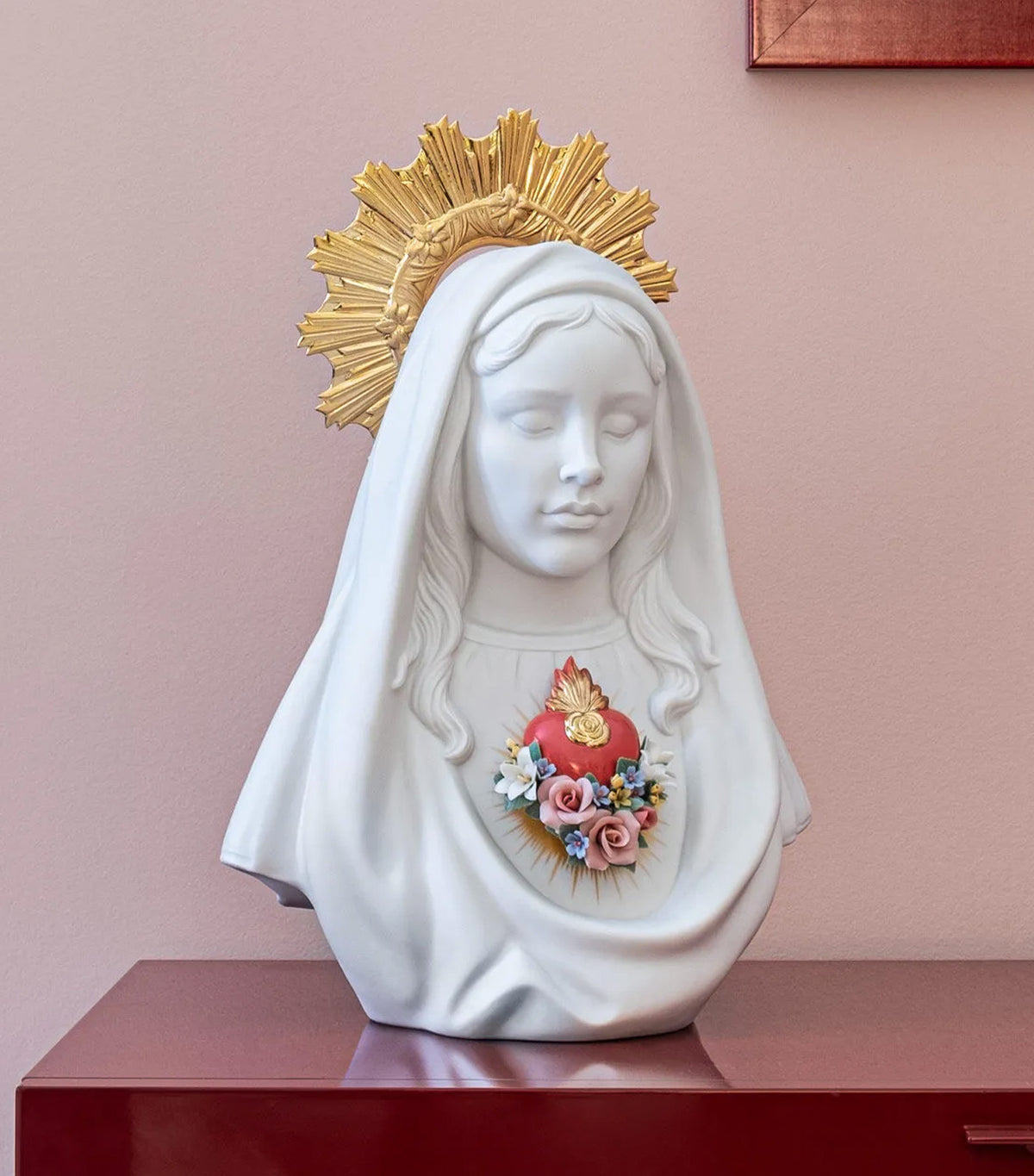 Immaculate Heart of Mary Sculpture