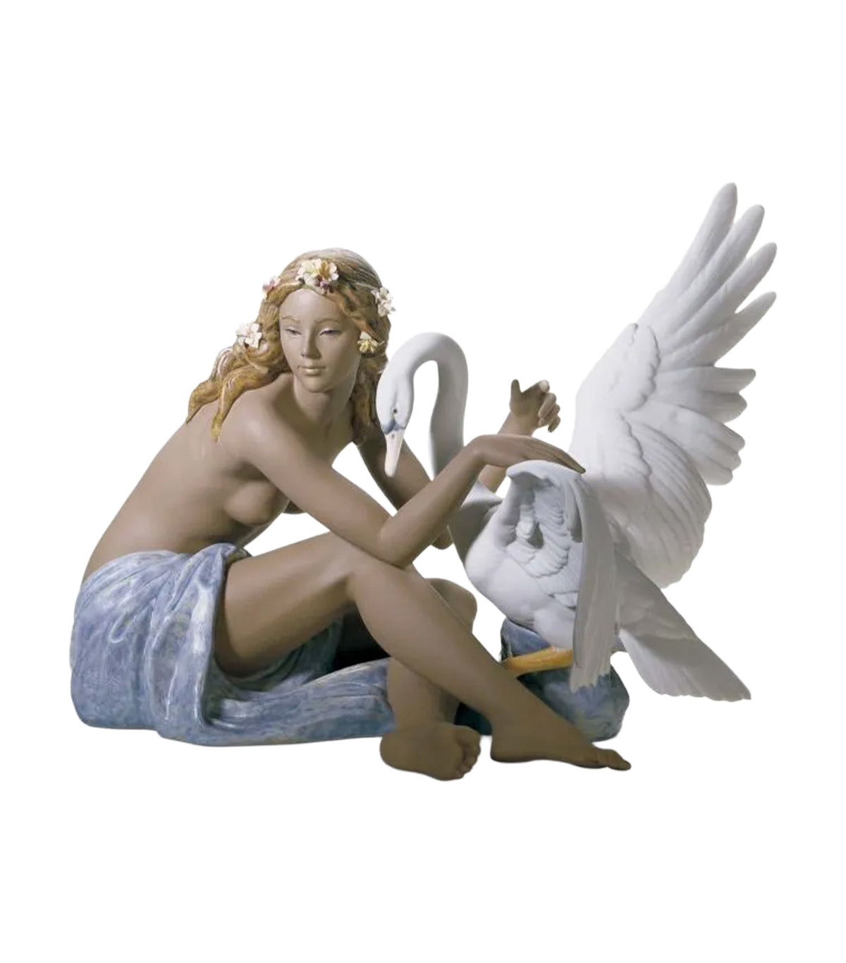 Leda and The Swan Figurine