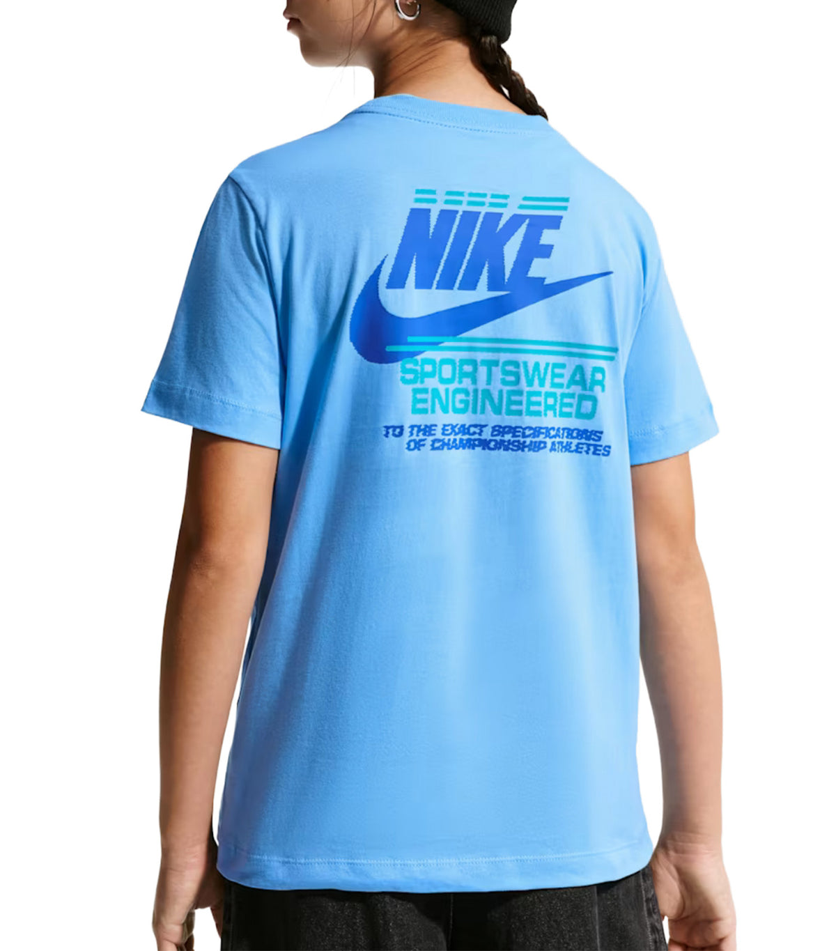 Sportswear Older Kids' T-Shirt Football Blue