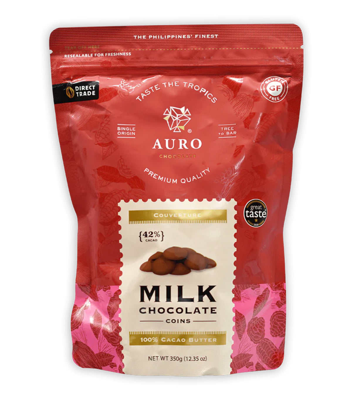 42% Milk Chocolate Coins (350G Pouch)