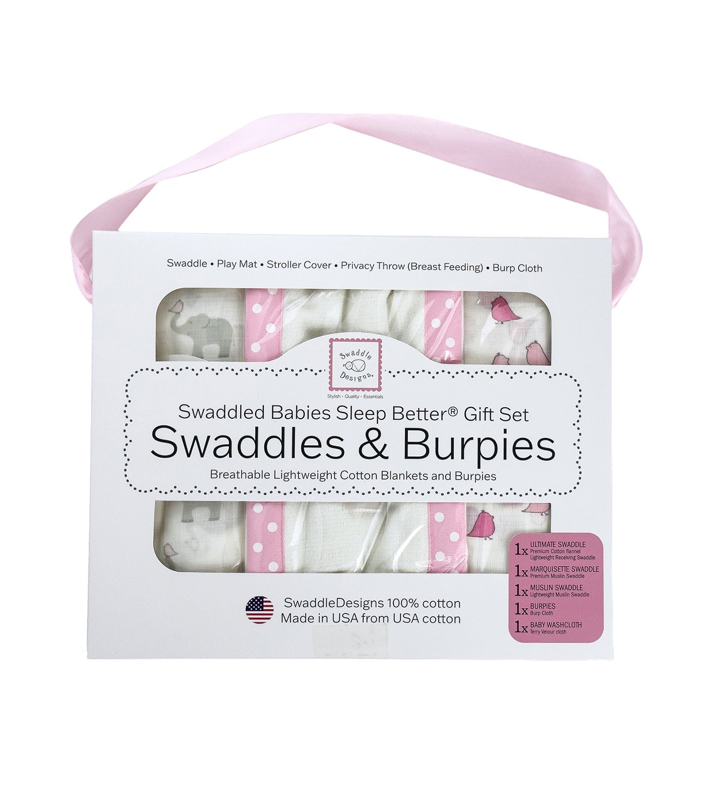 Babies Sleep Better® Swaddles & Burpies Gift Set PK002