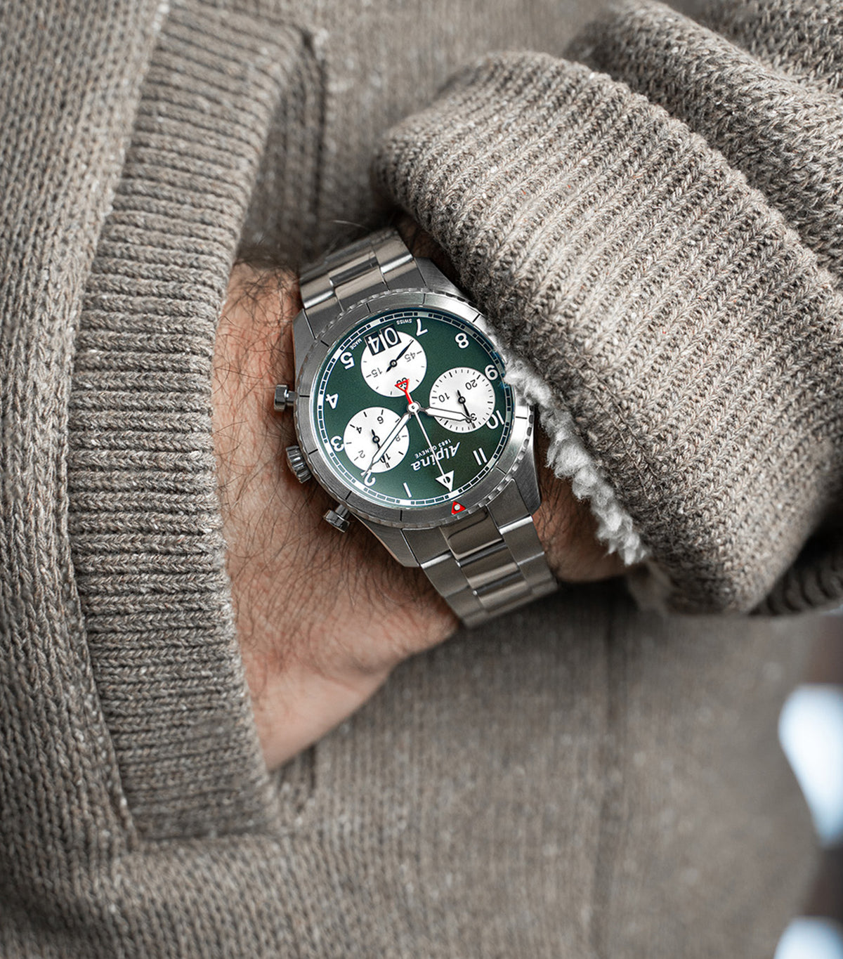 Startimer Pilot AL-372GRS4S26B Silver