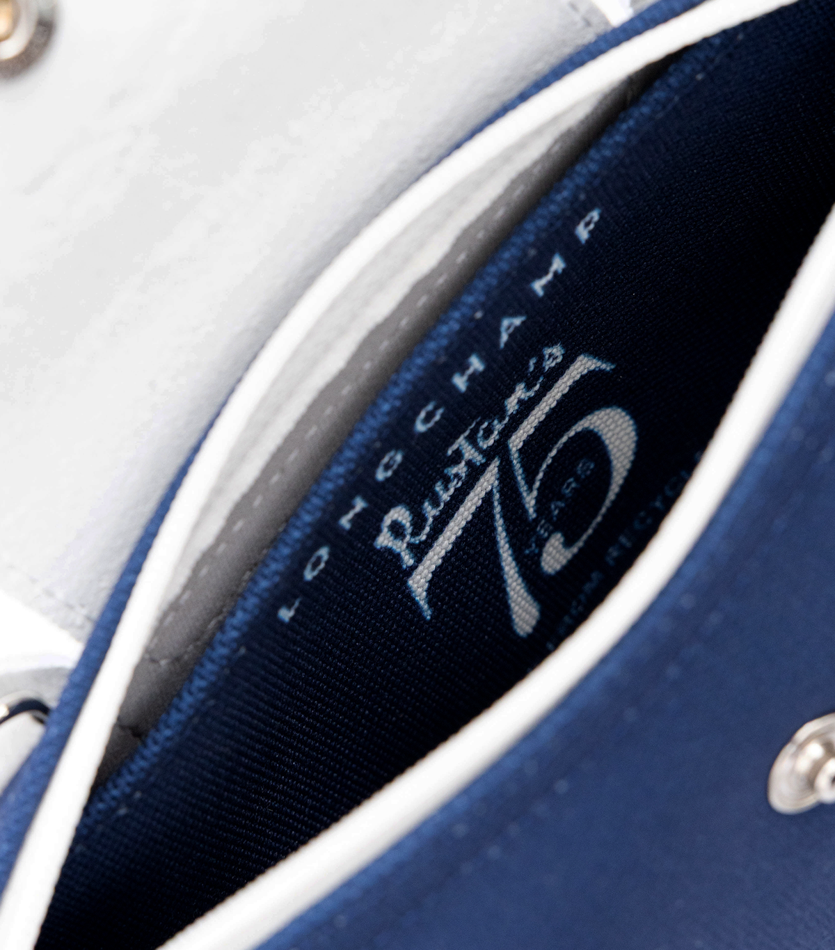 Longchamp x Rustan's 75th Anniversary Le Pliage® XS Pouch Navy