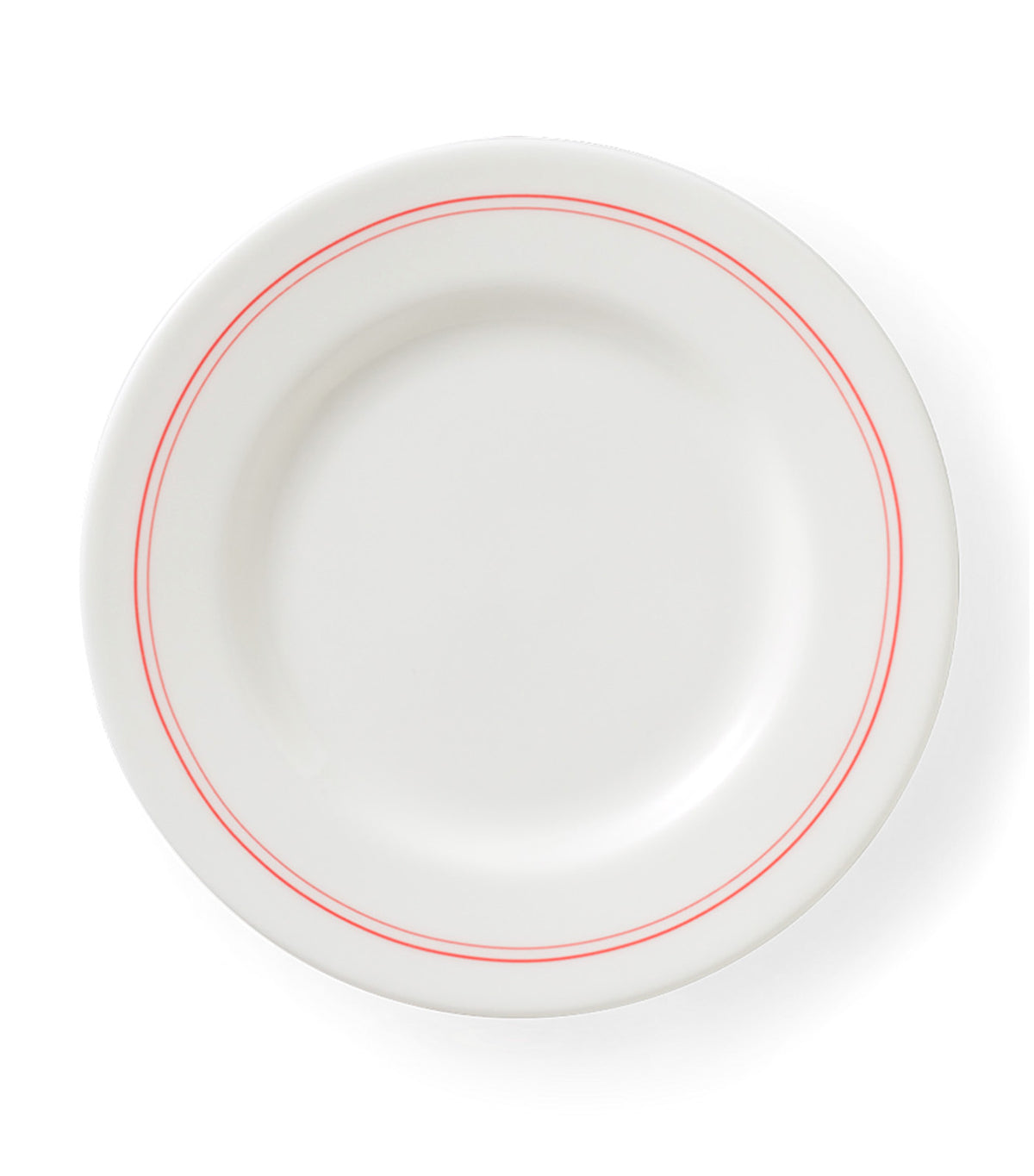 Lines Bread and Butter Plate Set of 6 Red