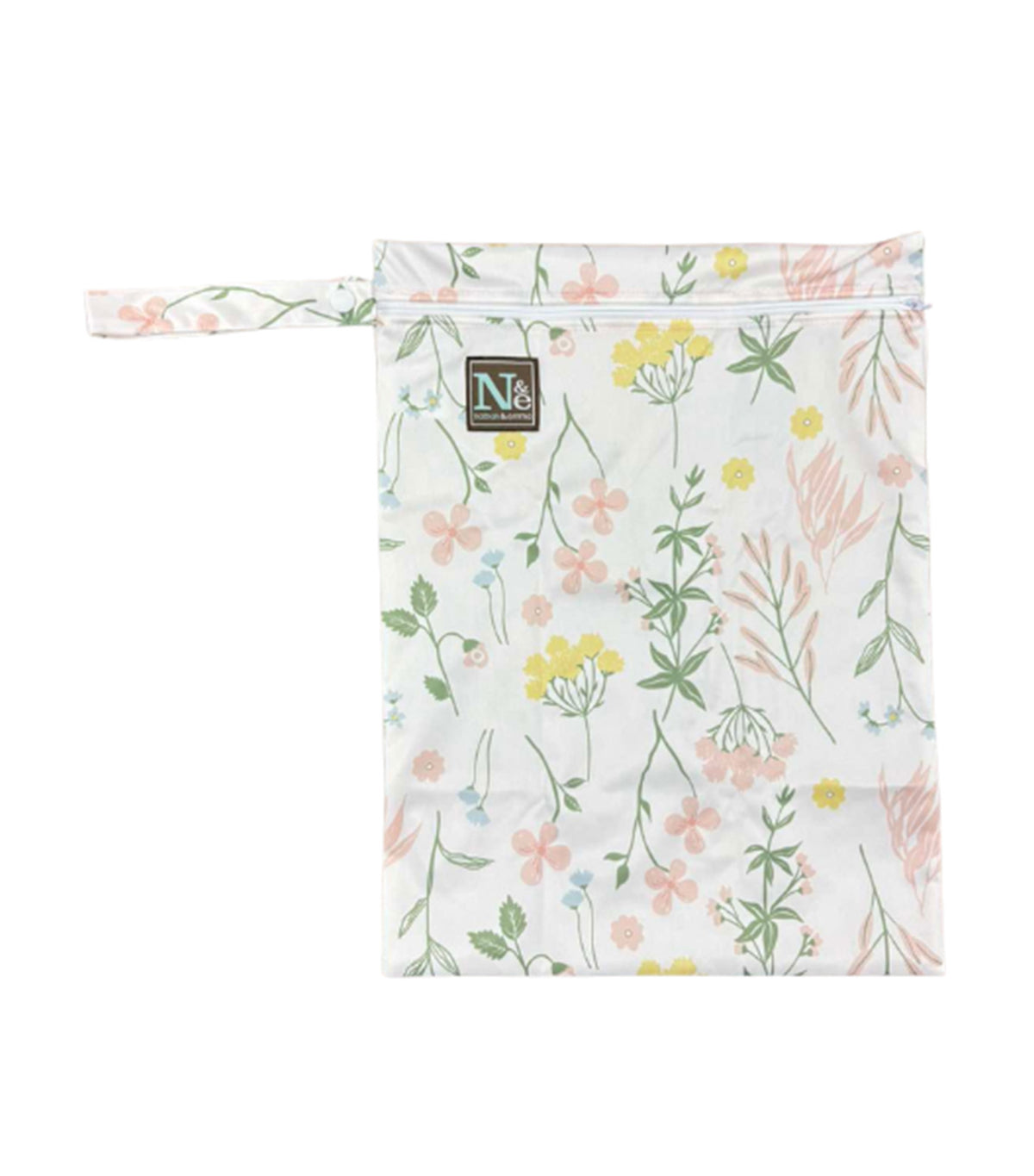 Waterproof Wet Bag White Floral
