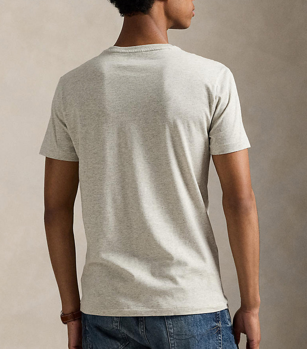 Jersey Crewneck T-Shirt Gray