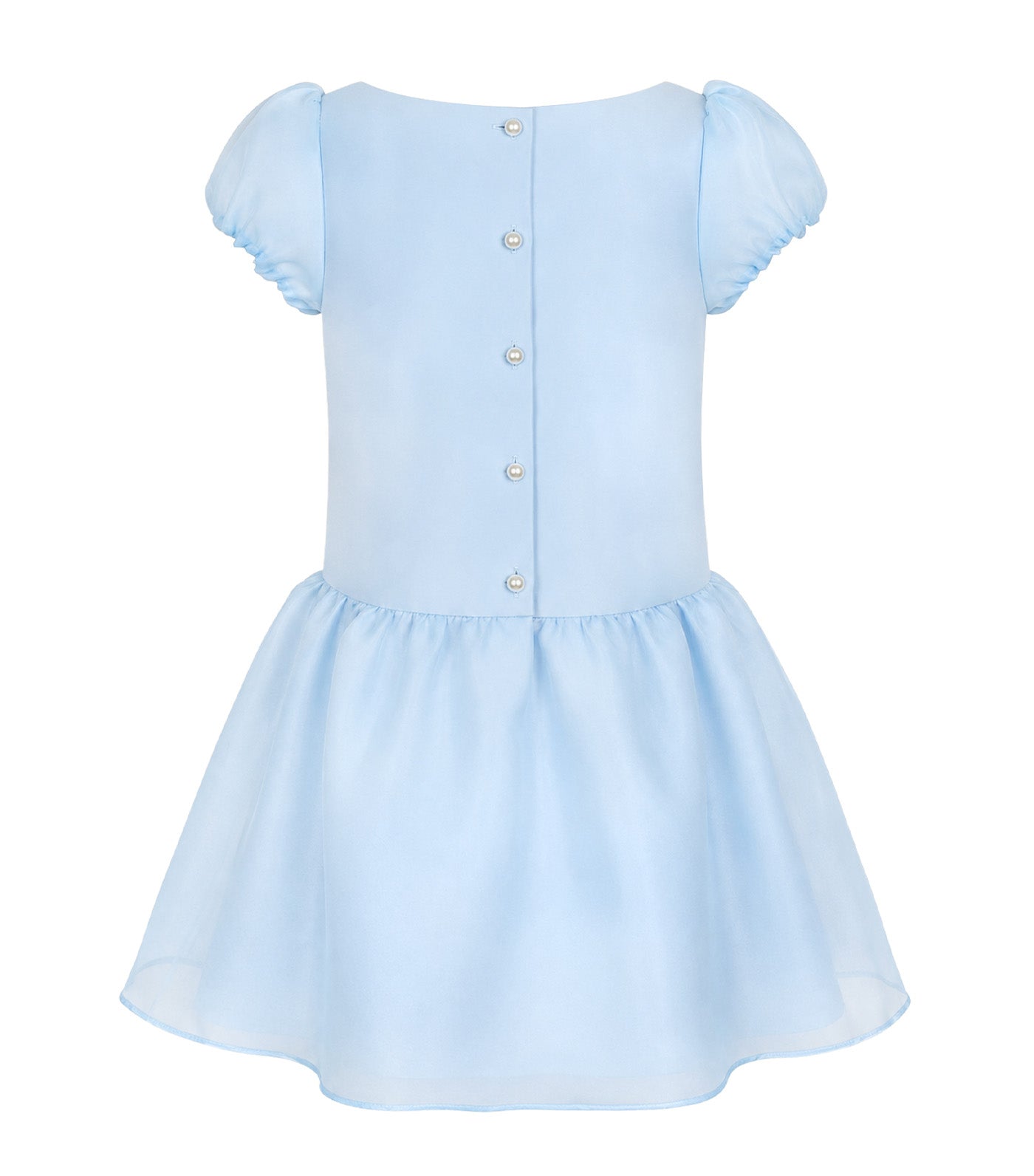 Freya Girls Drop Waist Party Dress Blue