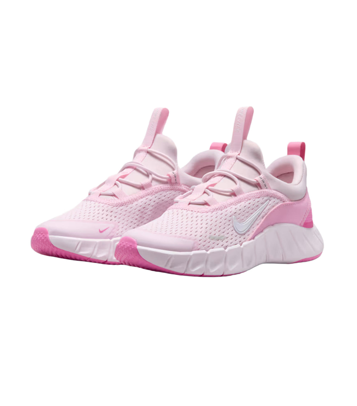 Free Ride Younger Kids' Running Shoes Pink Rise/Playful Pink/Bleached Lilac/White