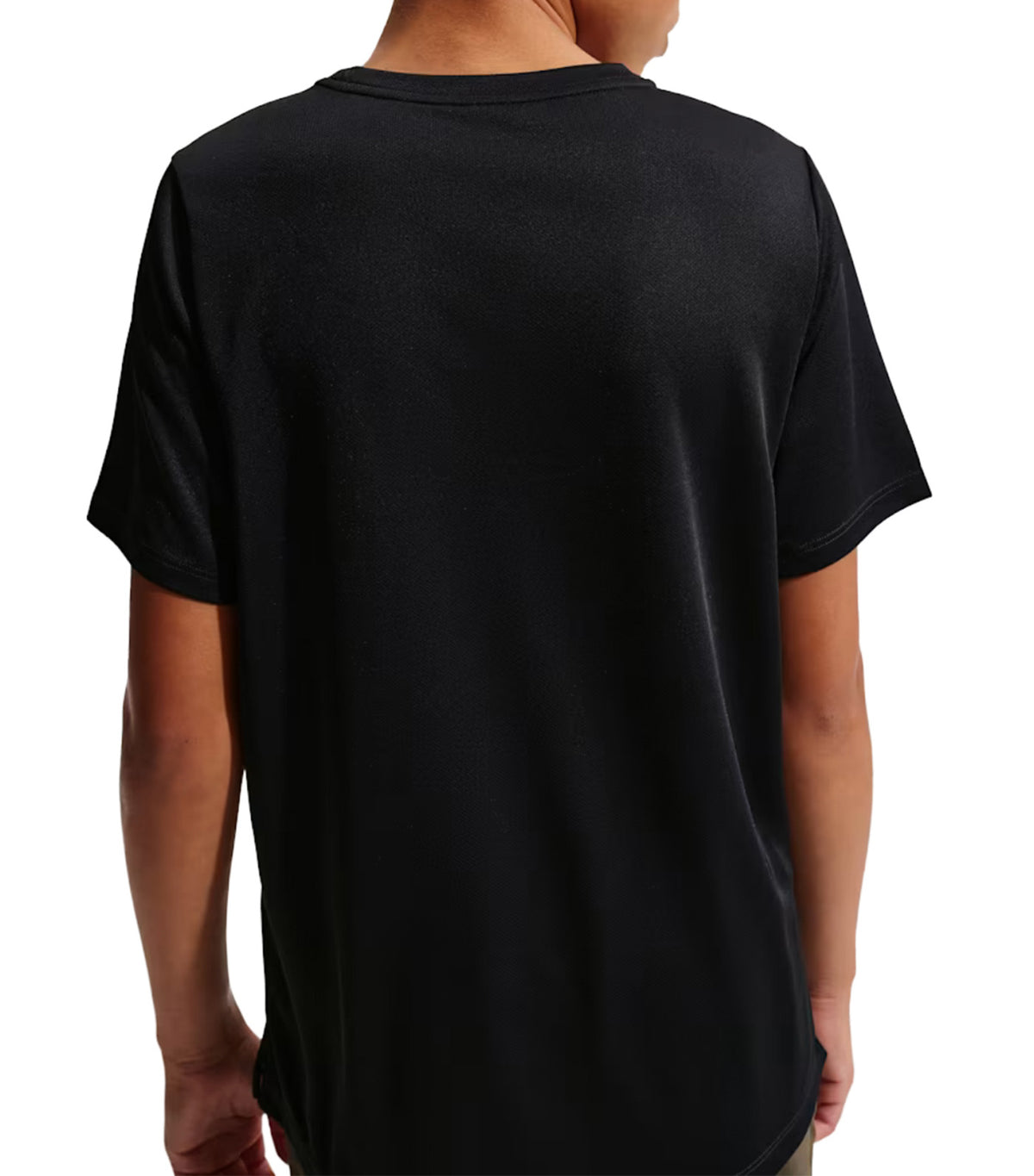 Miler Older Kids' Dri-FIT Short-Sleeve Top Black/Heather
