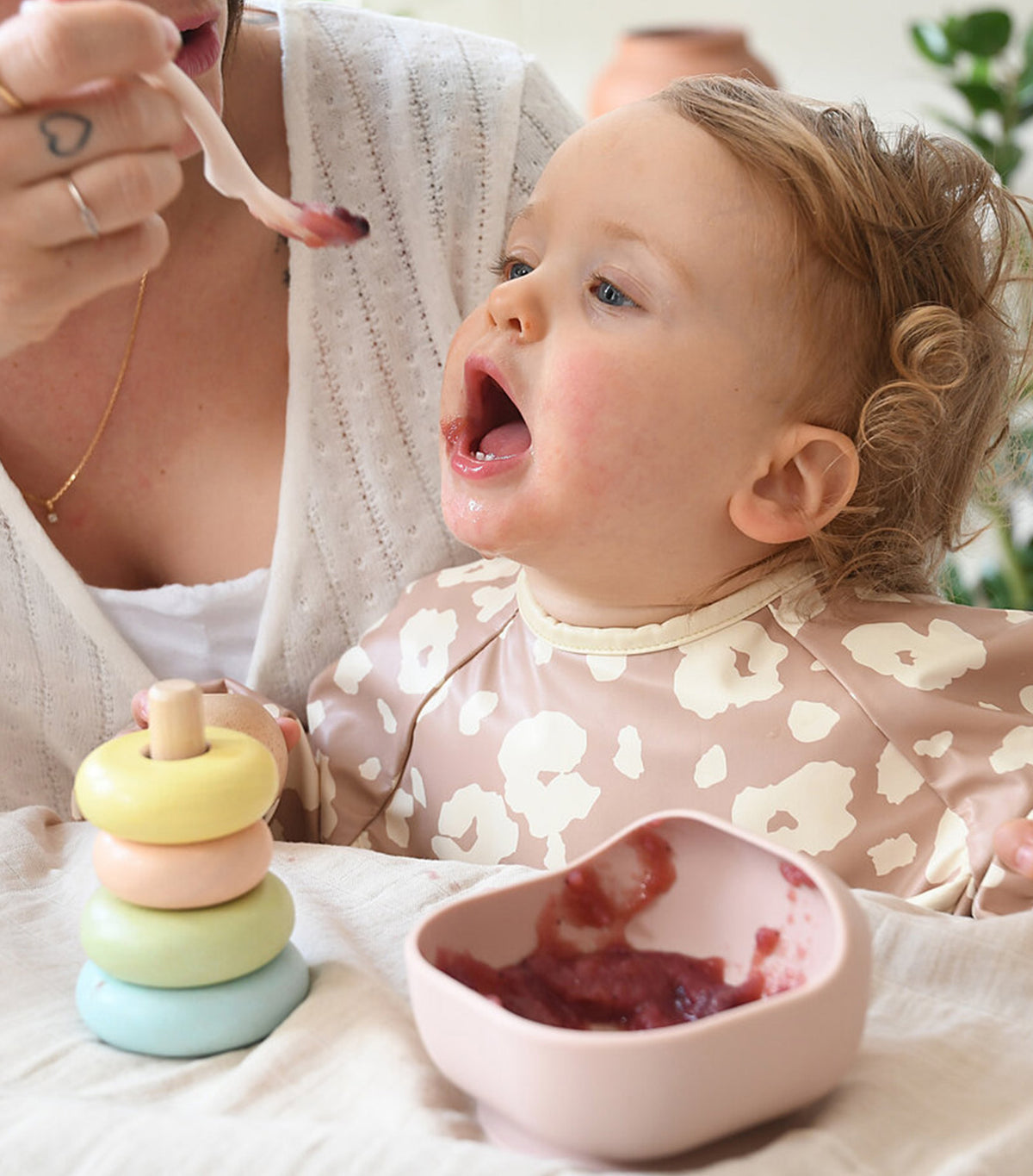 Silicone Suction Bowl Cotton Candy