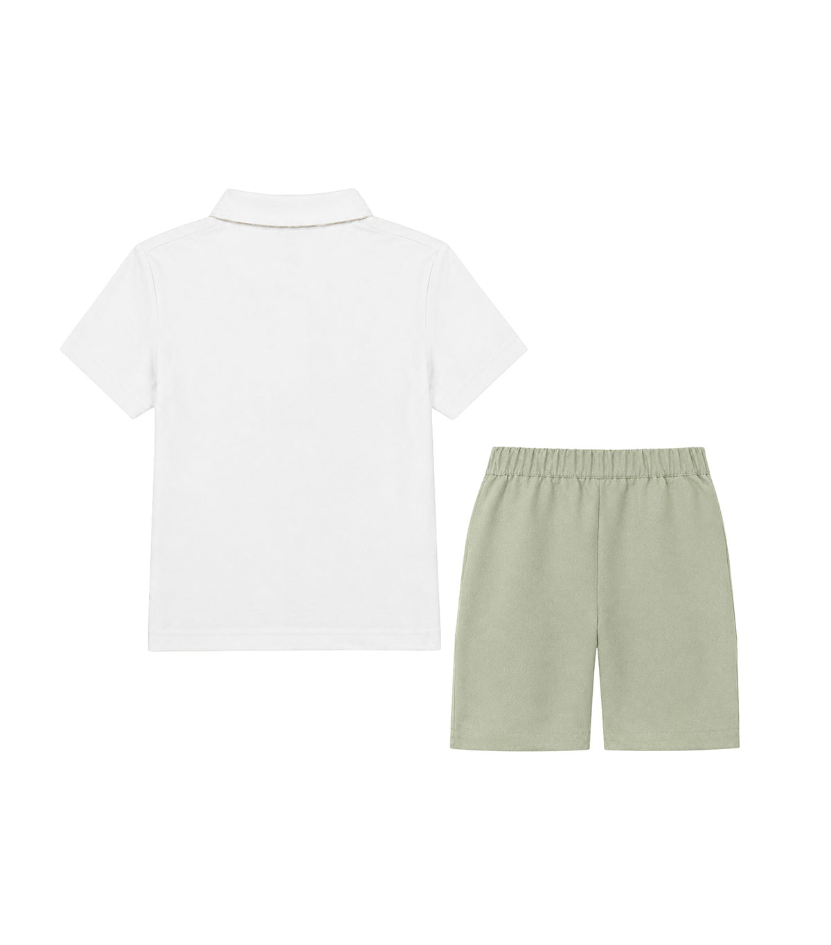 Pascal Boys Top and Shorts Set Green
