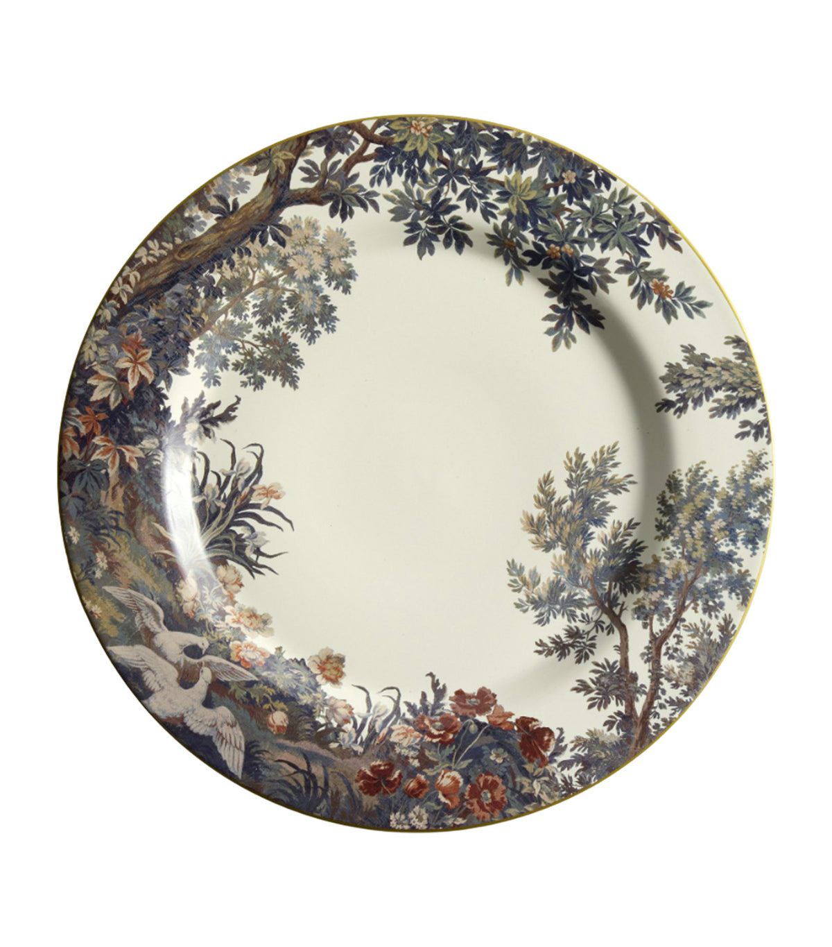 Kravet Folly Scenic Stoneware Dinner Plates Set of 4 Multi