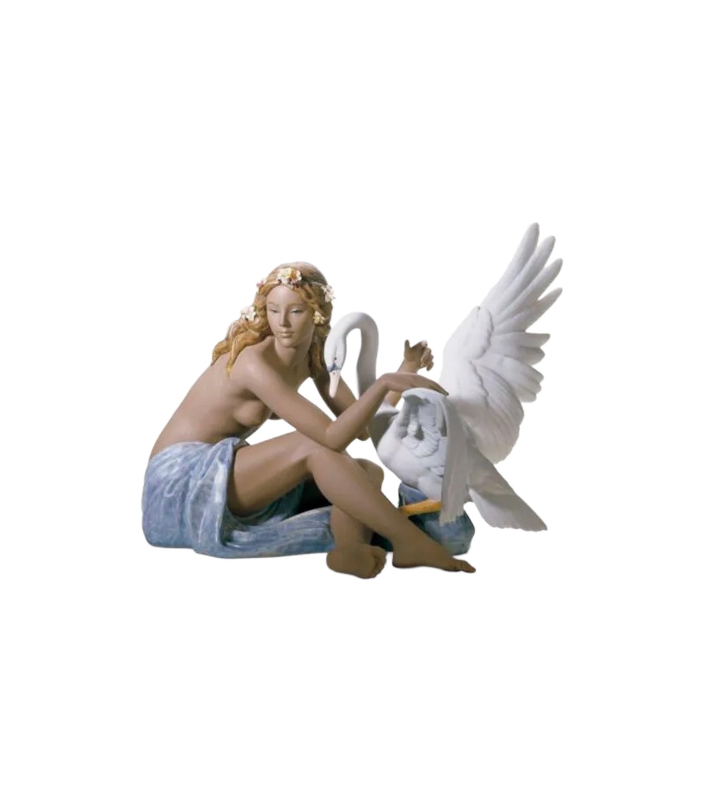 Leda and The Swan Figurine
