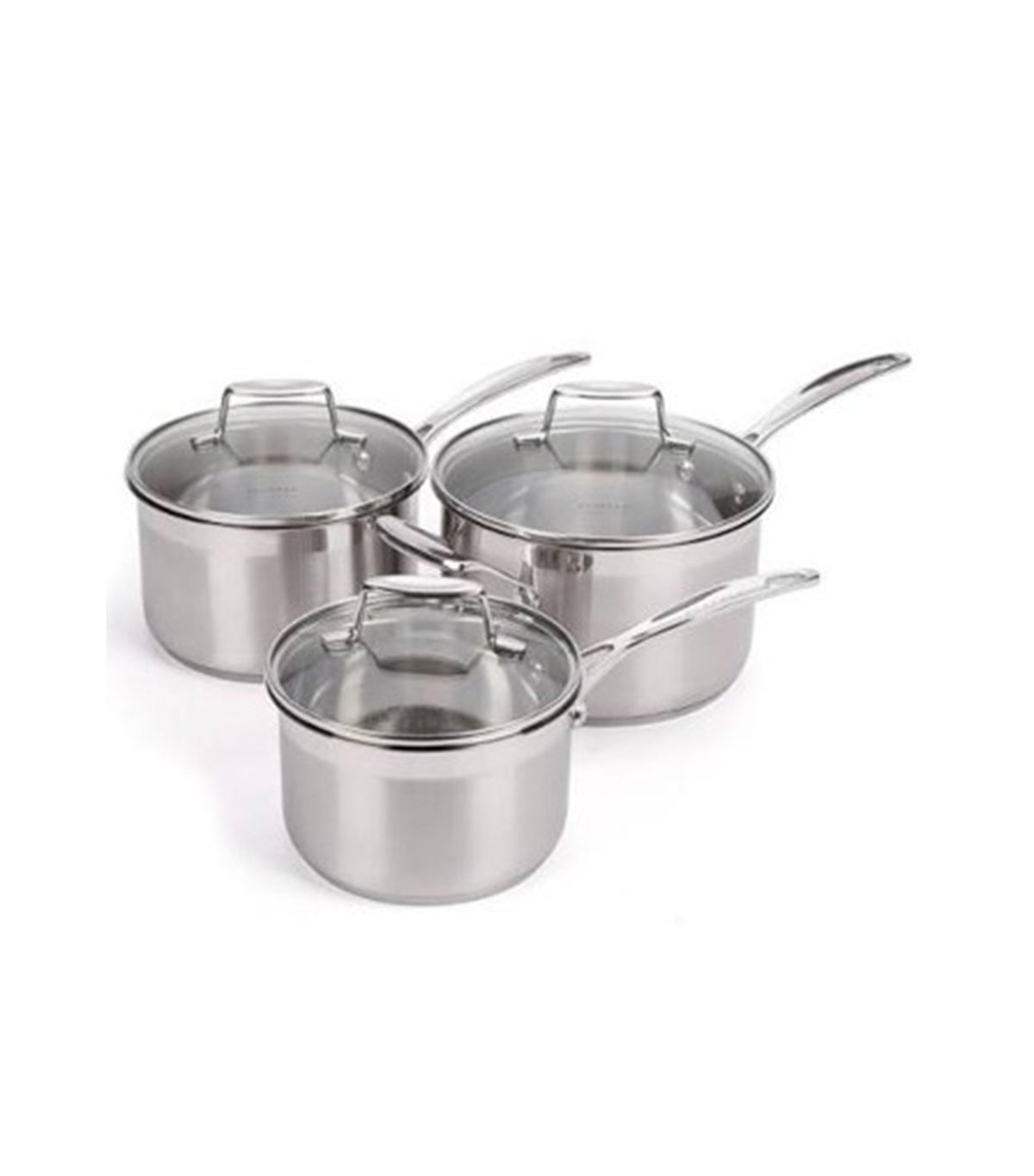 Impact 3-Piece Saucepan Set Silver