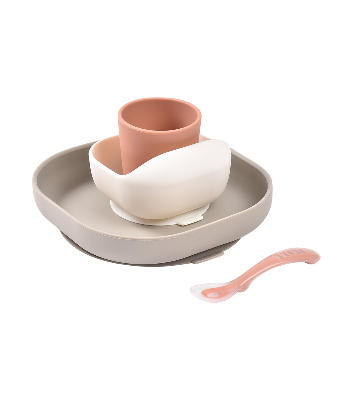 Silicone Meal Set Terracotta/Gazelle