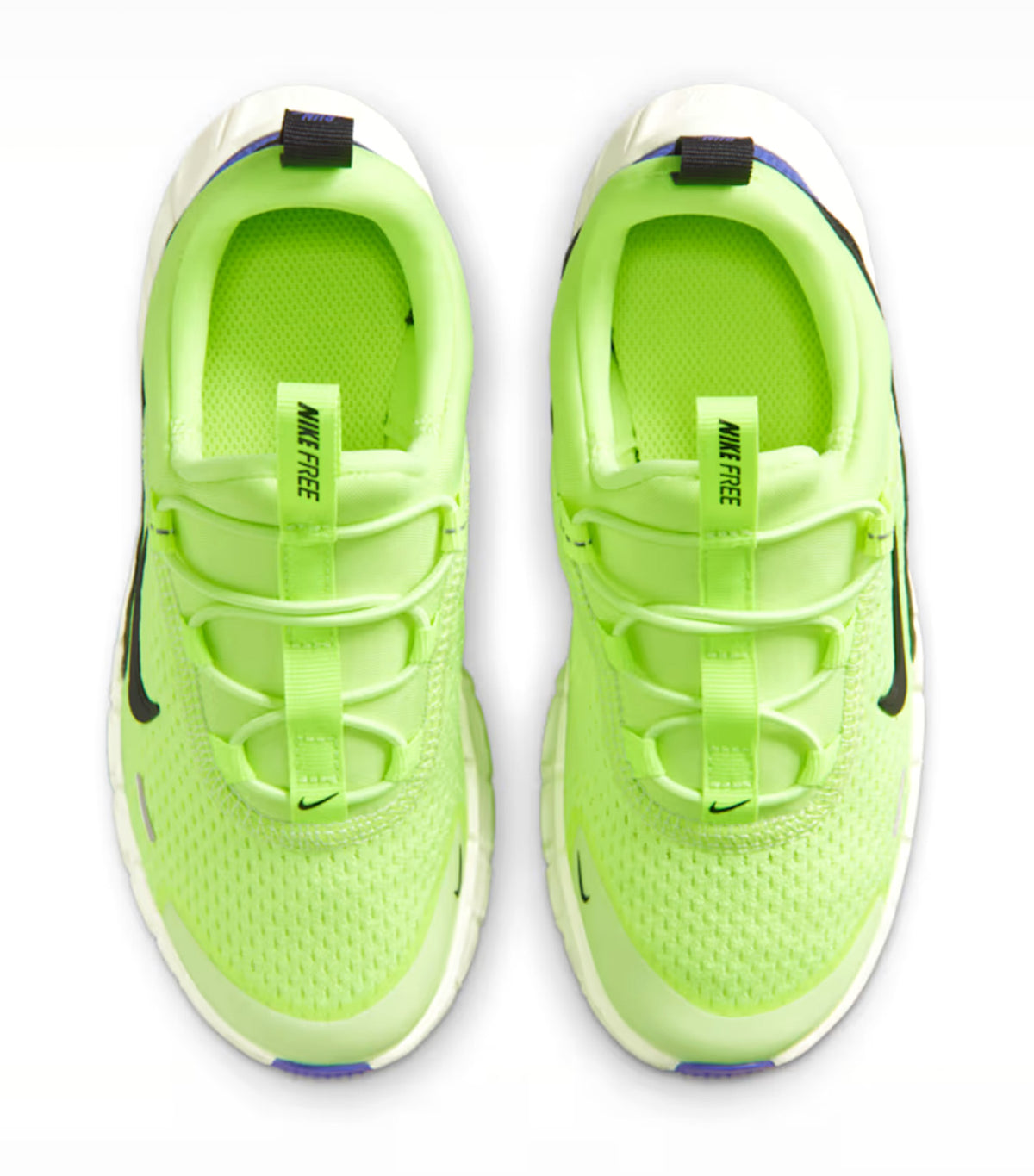 Free Ride Younger Kids' Running Shoes Volt Tint/Black Spruce/Lapis/Volt Ice