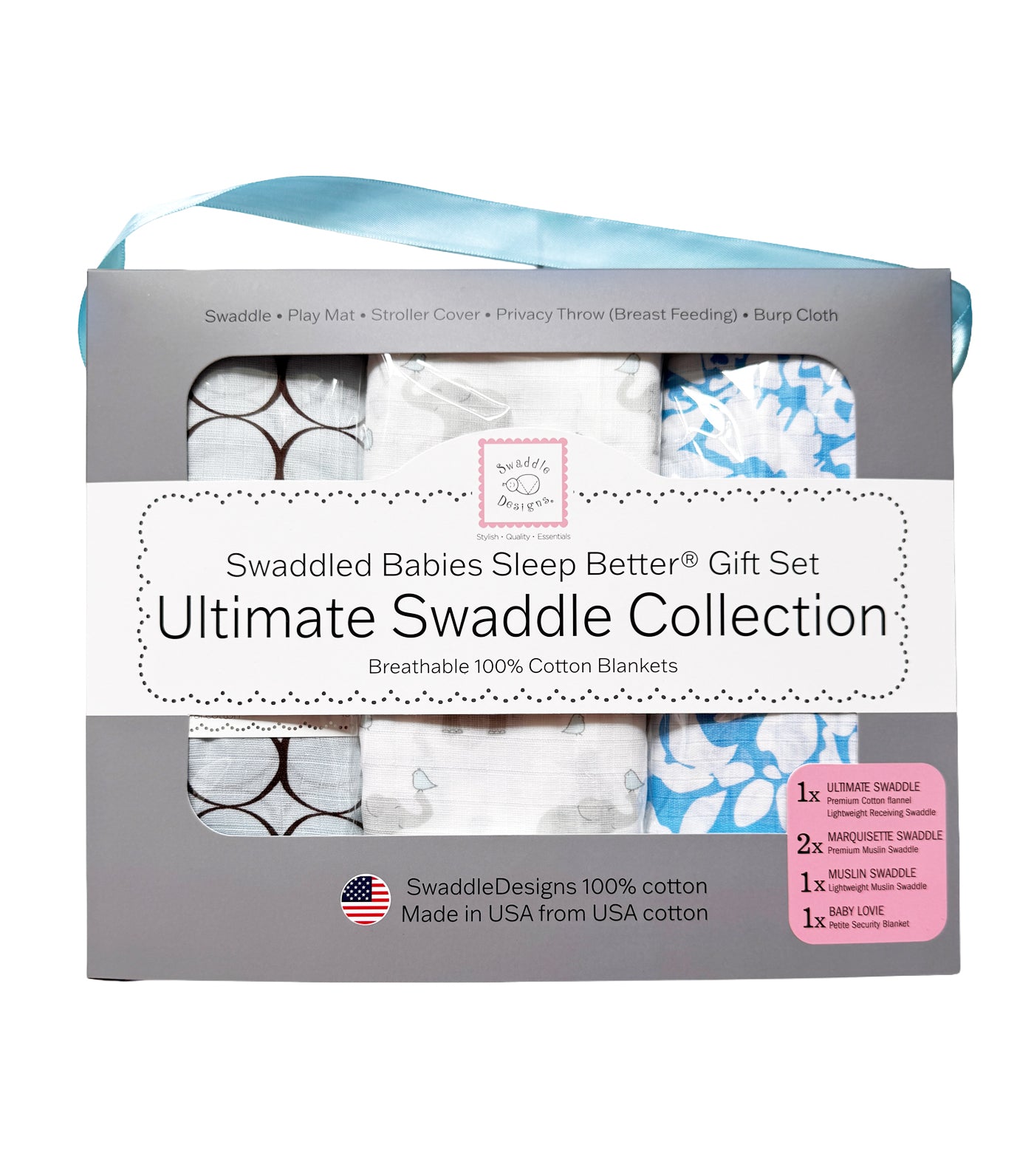 Babies Sleep Better® Ultimate Swaddle Collection Gift Set BL011