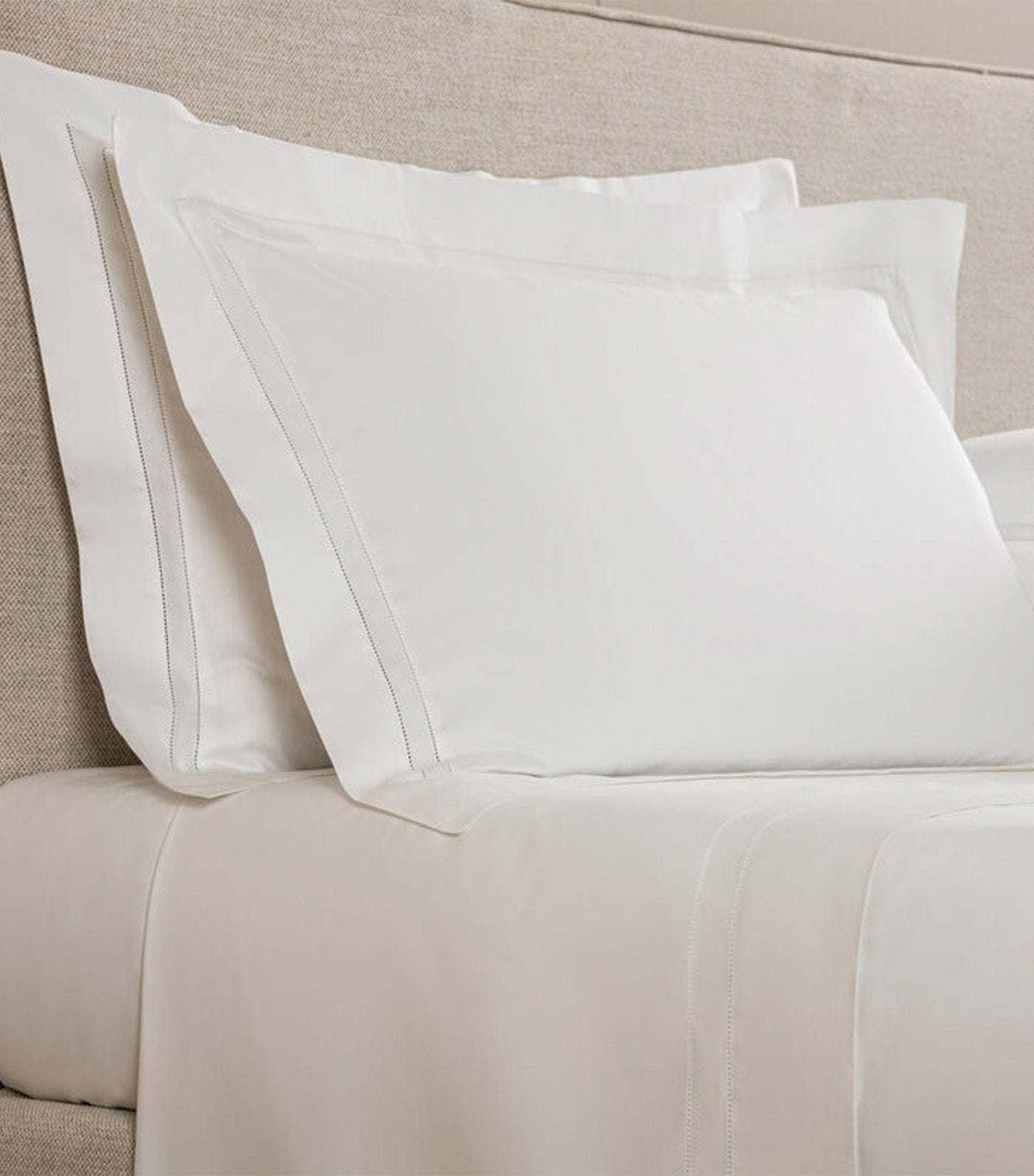 Doppio Ajour Pillowcase White