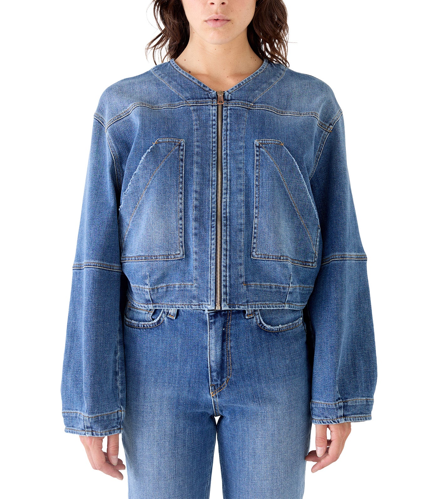 Bomber Matthew Over Denim Stretch Blue