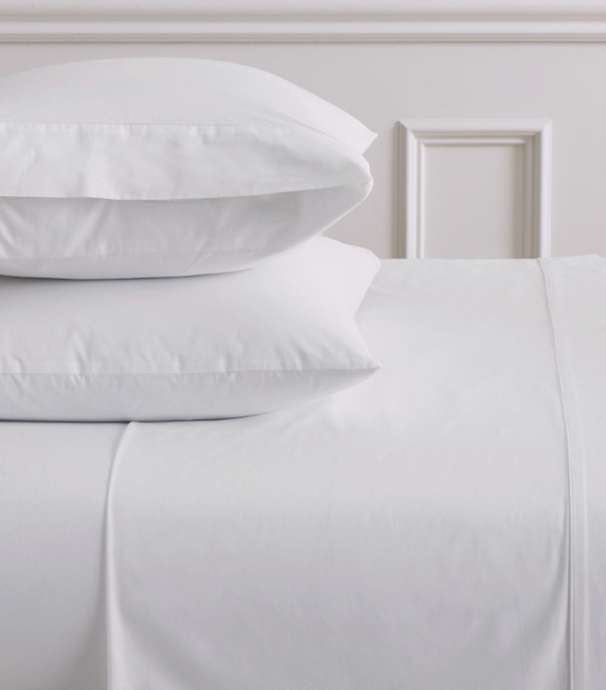 400-Thread-Count Special Edge Organic Percale Sheet Set White