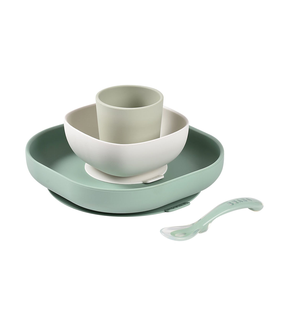 Silicone Meal Set Sage Green/Misty Green