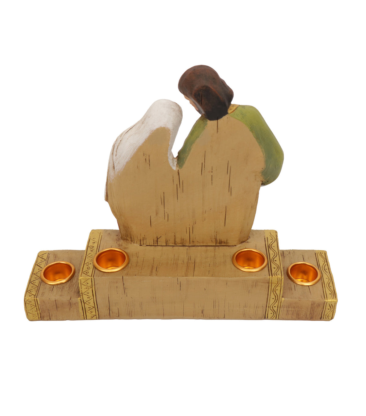 9in Christmas Nativity Candle Holder